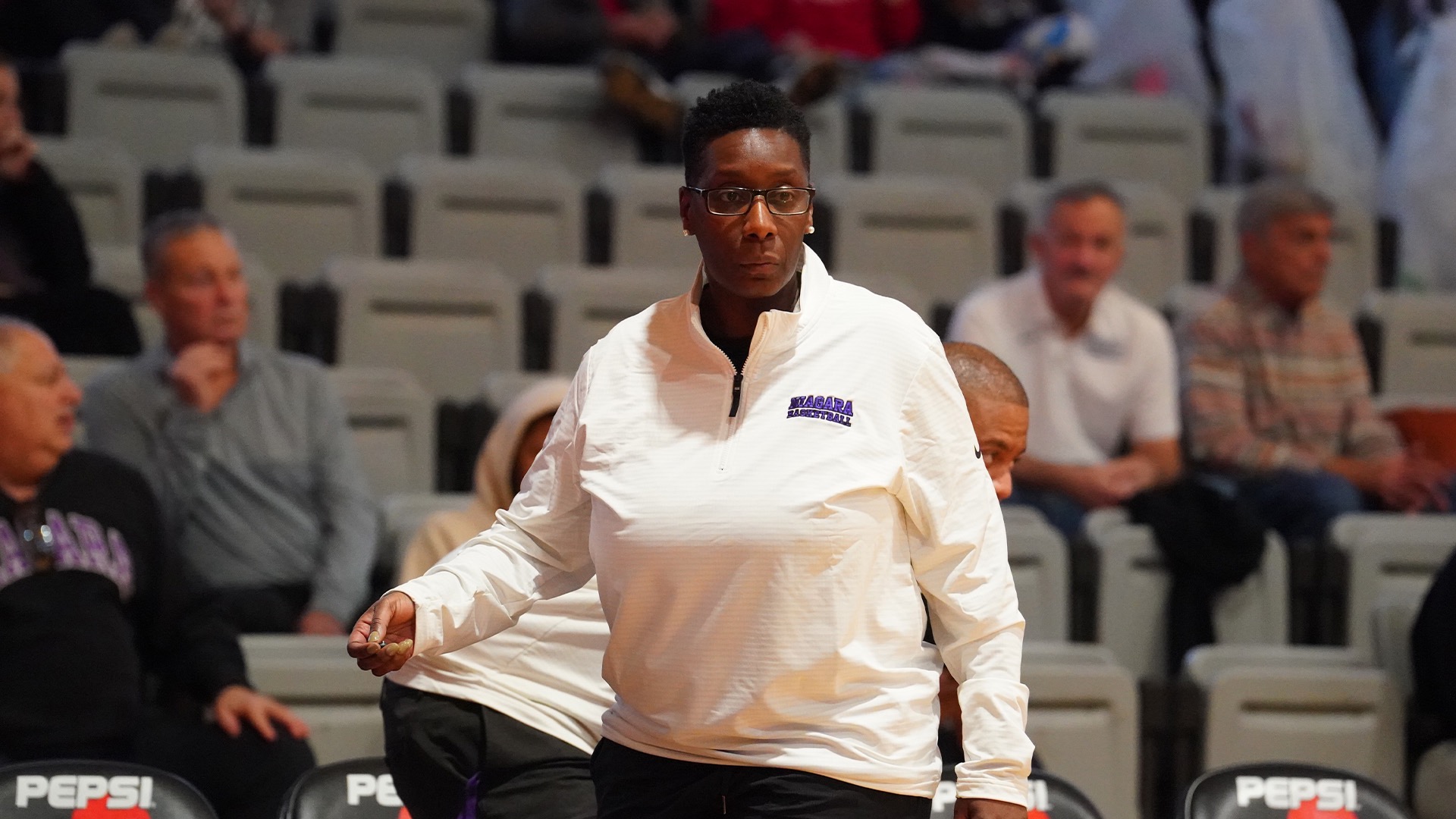 Jada Pierce on the court in 2026