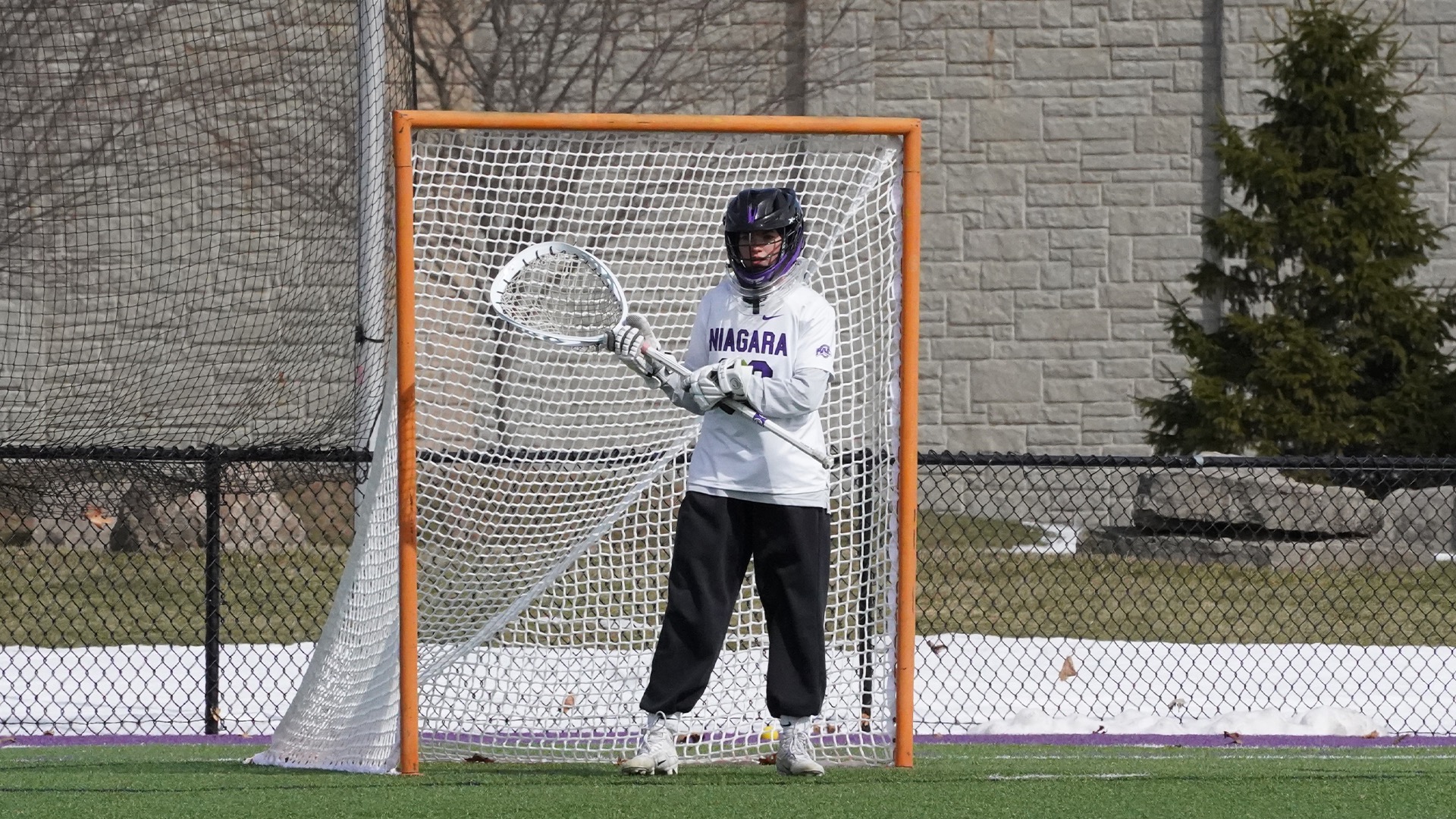 Haley Terry in the Net Against Saint Bonaventure 2026