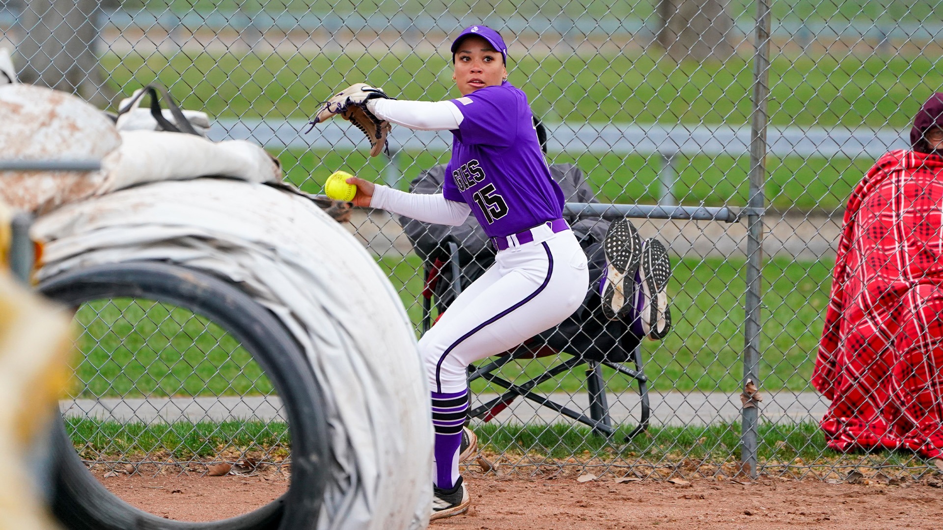 Donnalea Barnett against Iona on 4/12