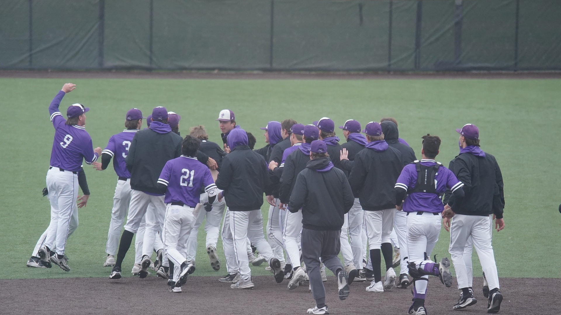 Baseball Celebrates Walkoff Victory Over Mount 5/14/26