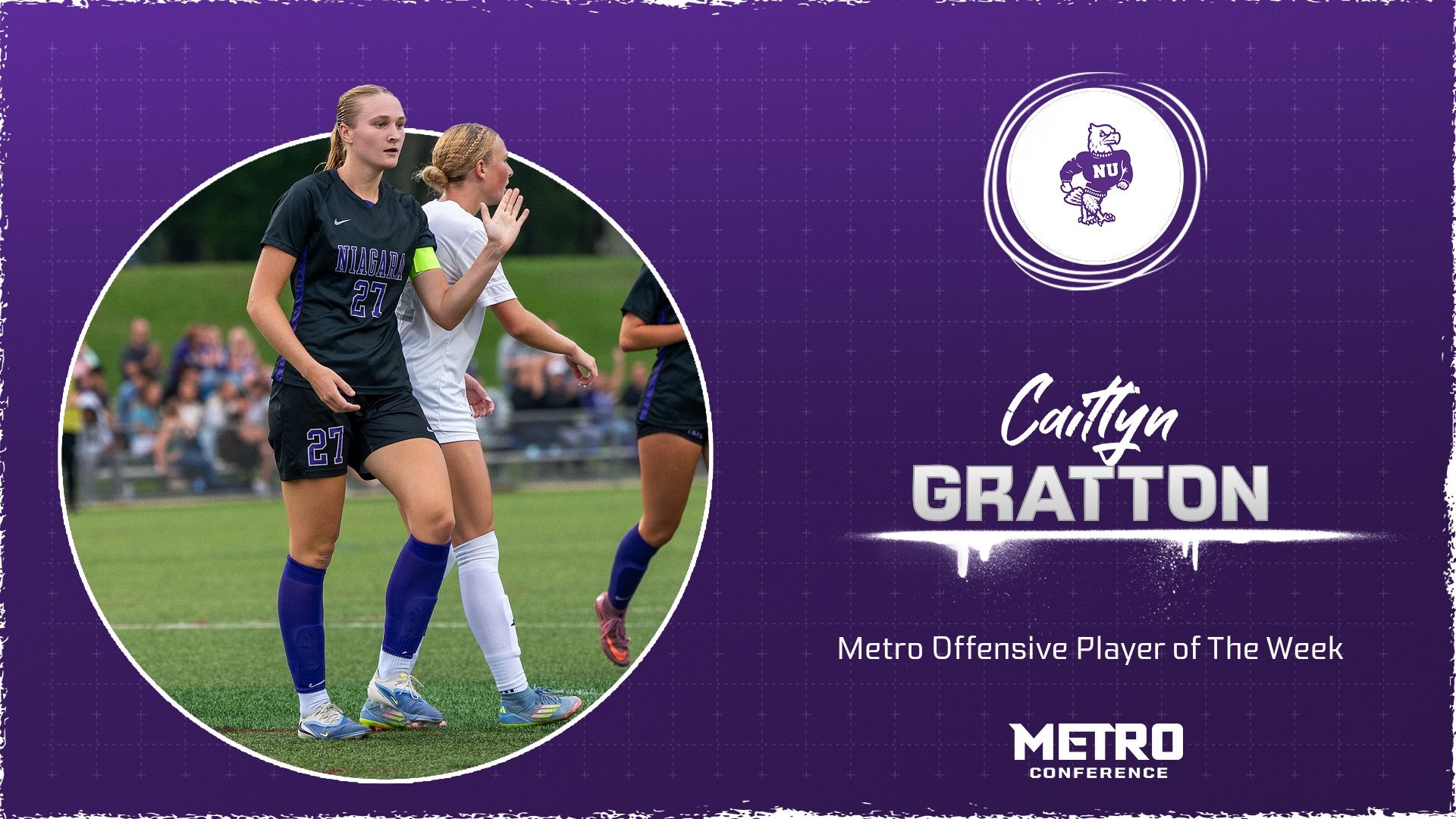 Caitlyn Gratton Metro Offensive Player of the Week Sep. 7