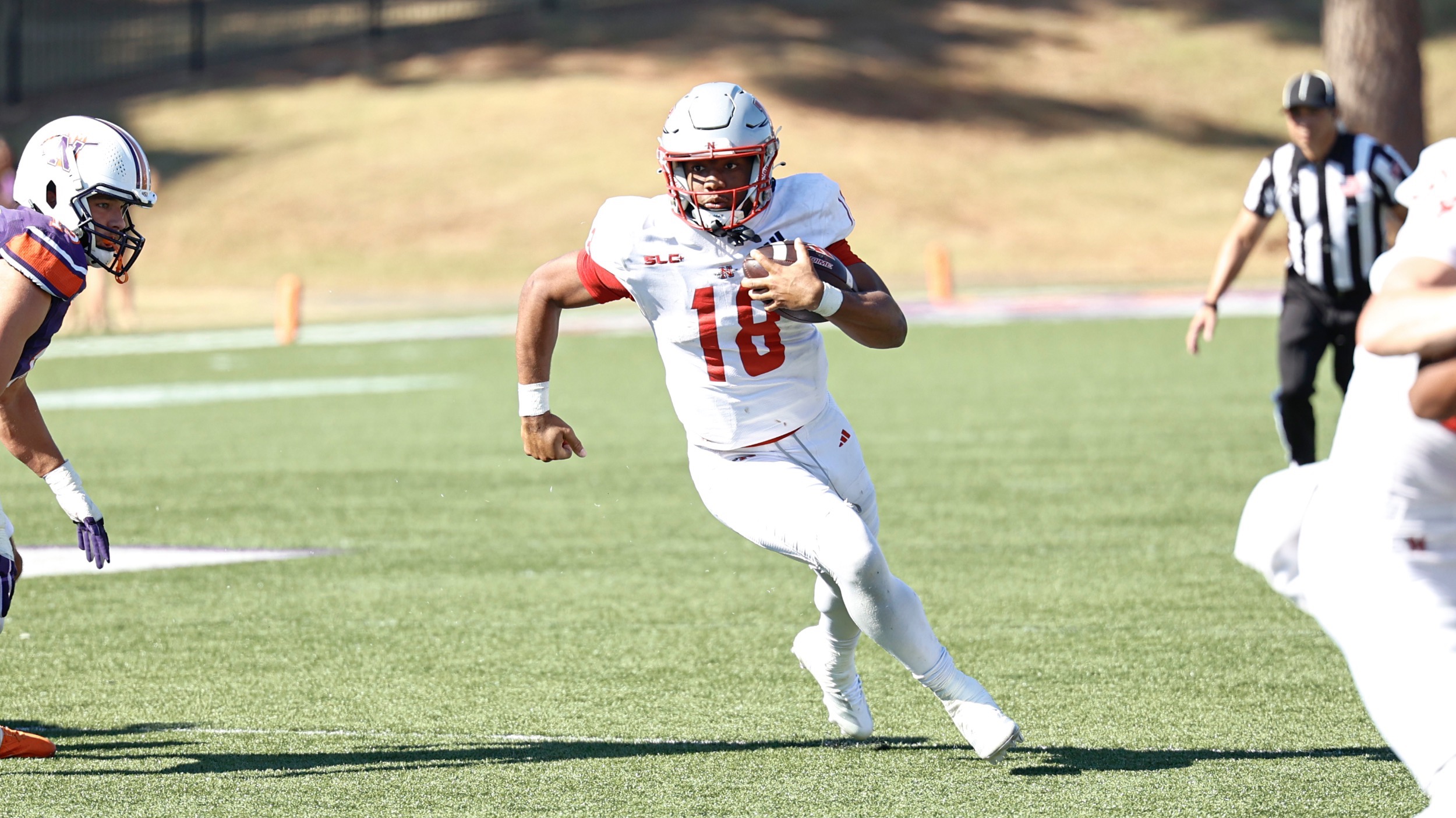 Chase Richardson rushes the football at NSU