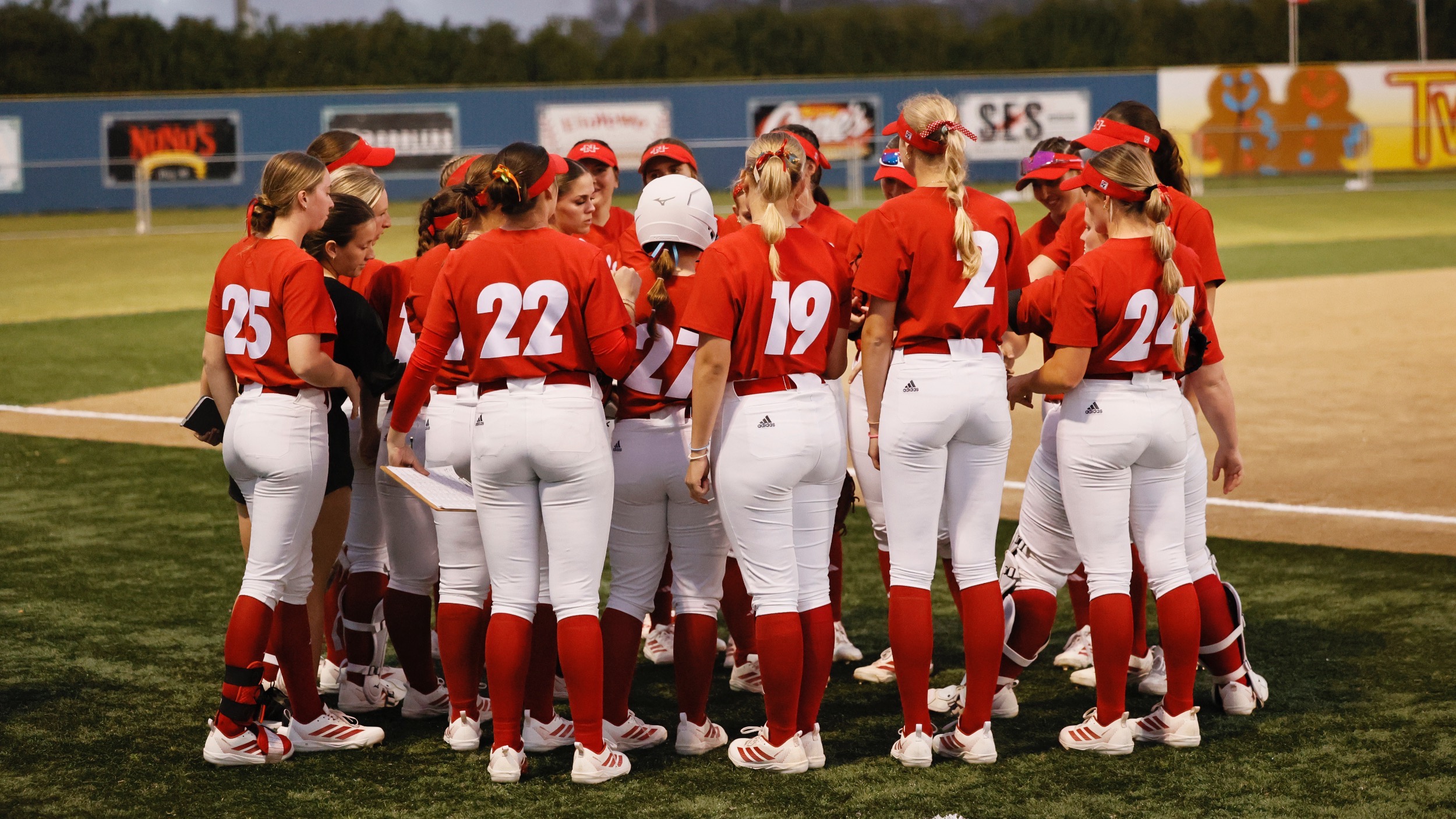 Nicholls Softball 2026 Huddle