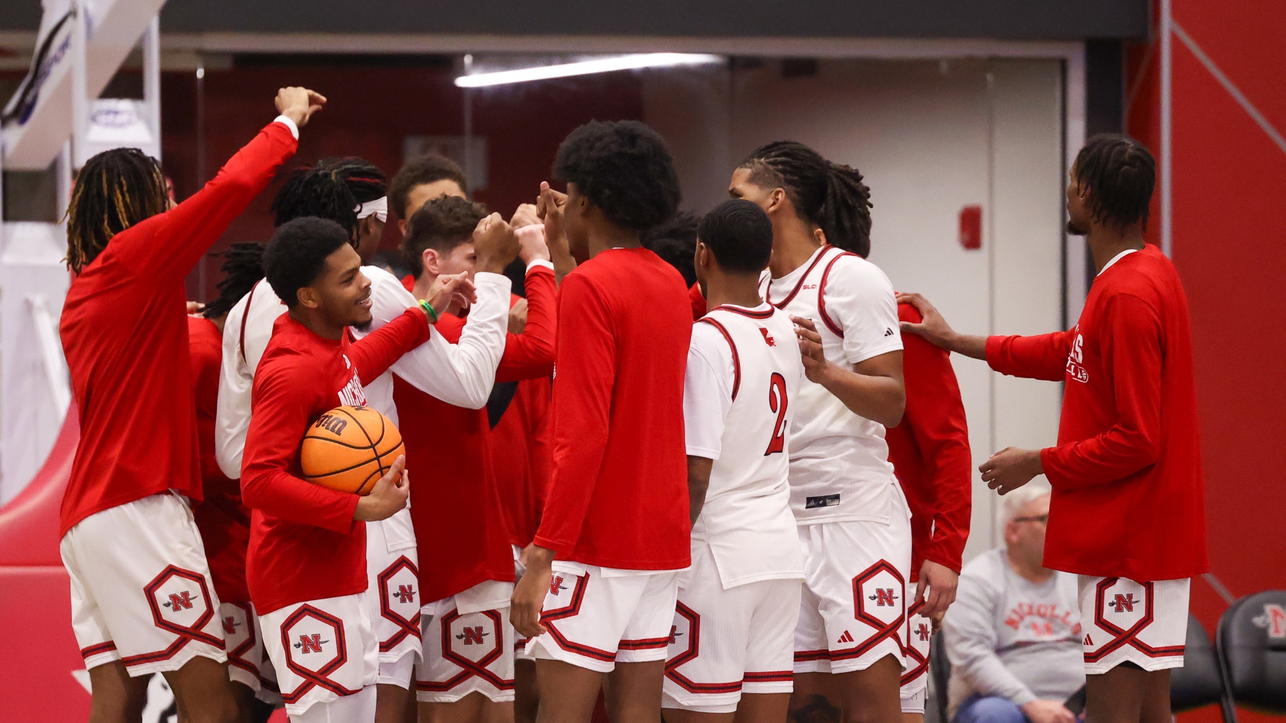2026 Nicholls MBB Huddle
