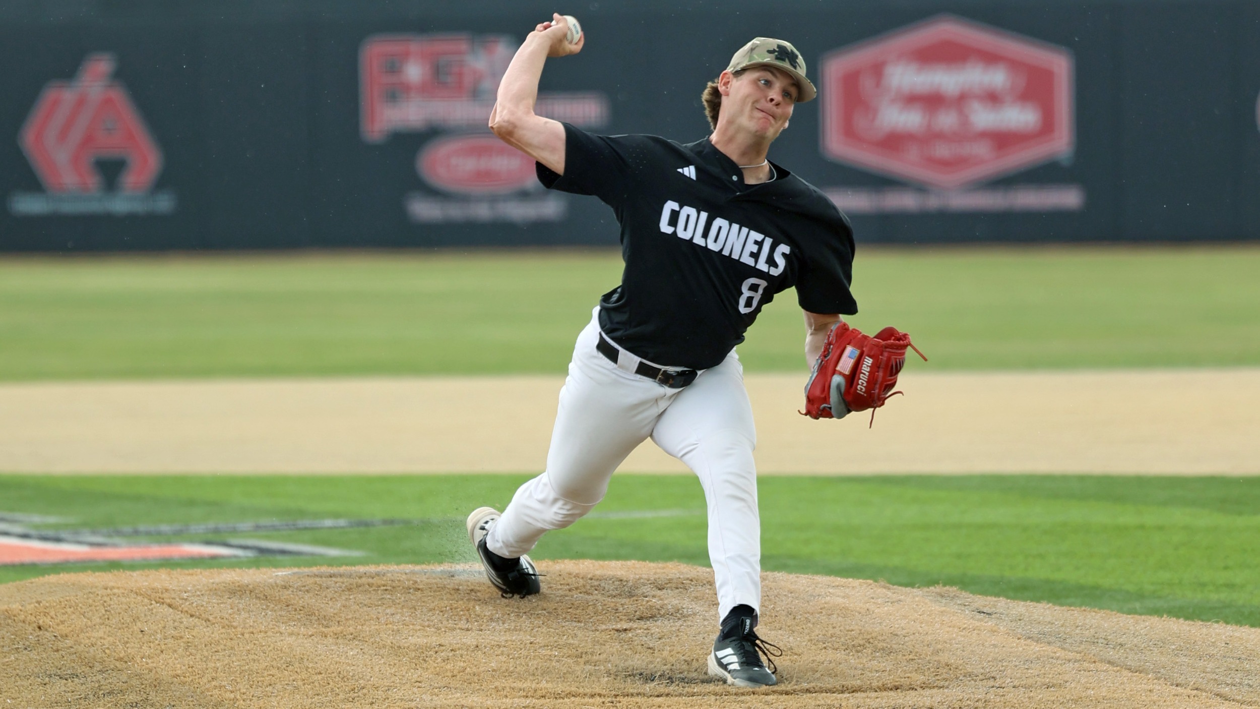 Haden Luke Pitching at Ray E. Didier Field