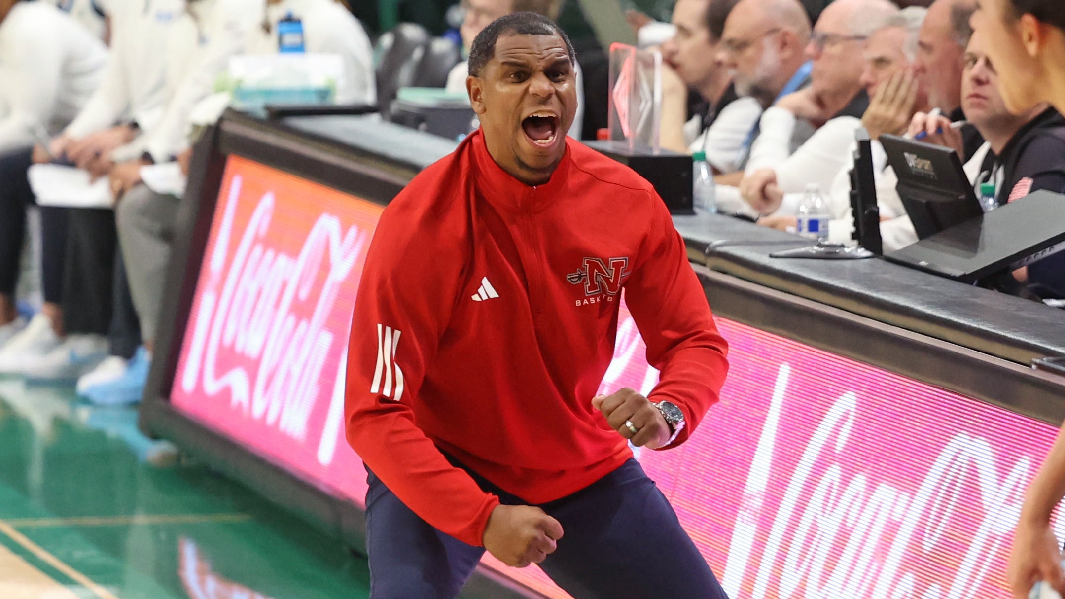Nicholls HC Justin Payne Celebrates Victory over Tulane