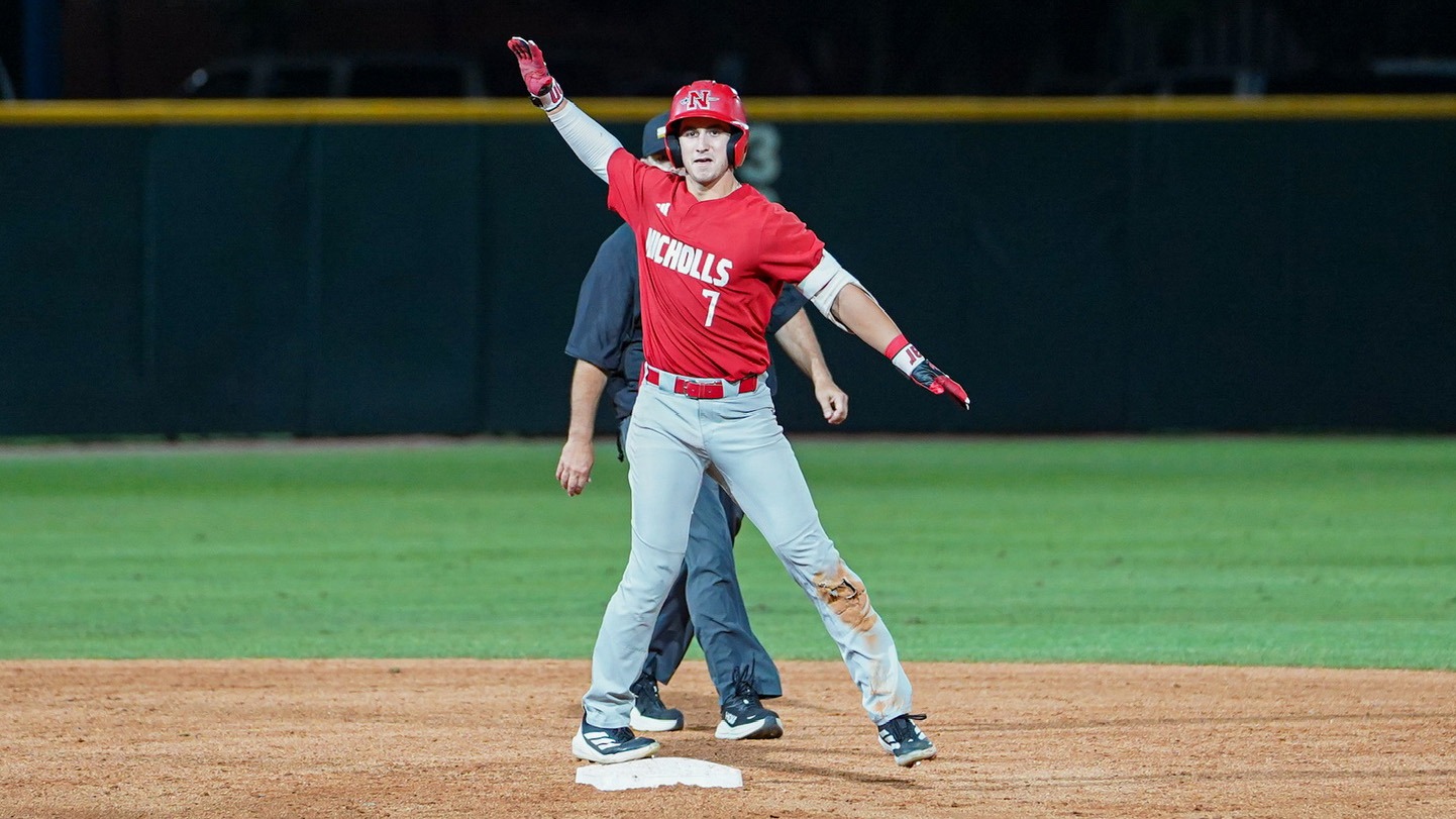 Matt Melancon celebrates Double at HCU