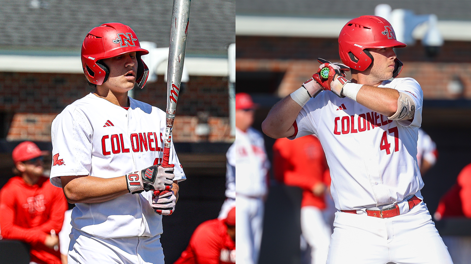 Nico Rijo-Berger/Logan Terry photos collaged to celebrate them earning ALL-Southland Second Team
