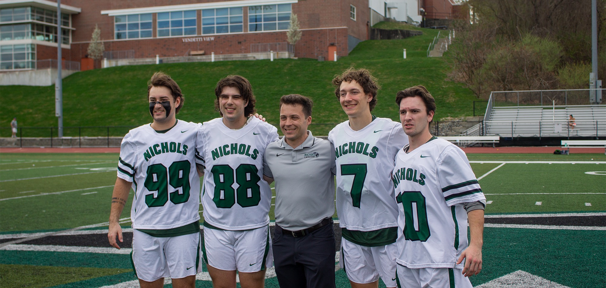 Men’s Lacrosse Comes Up Short Against Endicott on Senior Day Nichols