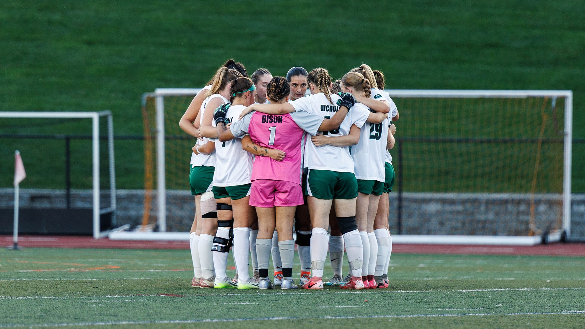 Women's Soccer Huddle