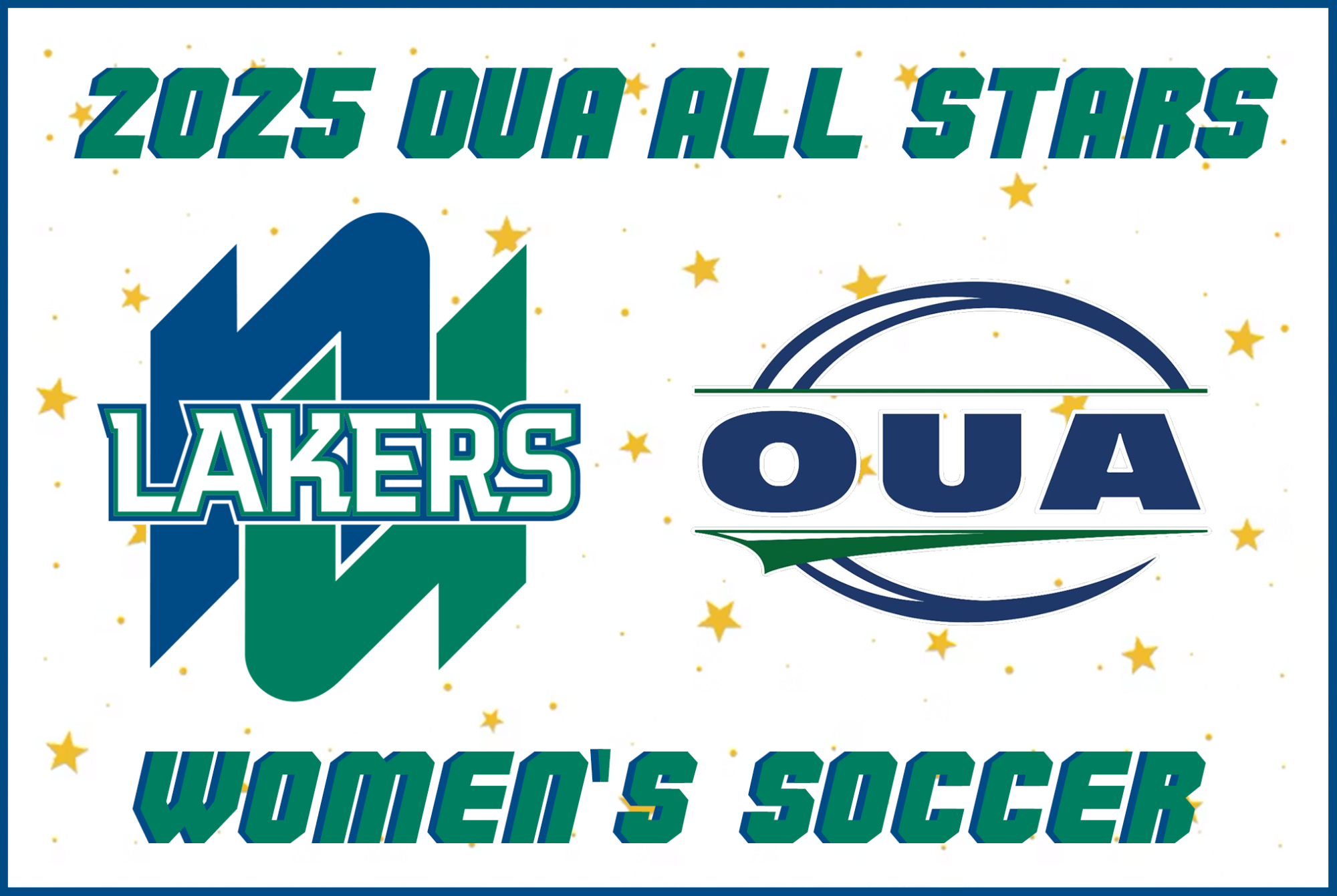 Women's Soccer - 2025 OUA All Star announcement graphic