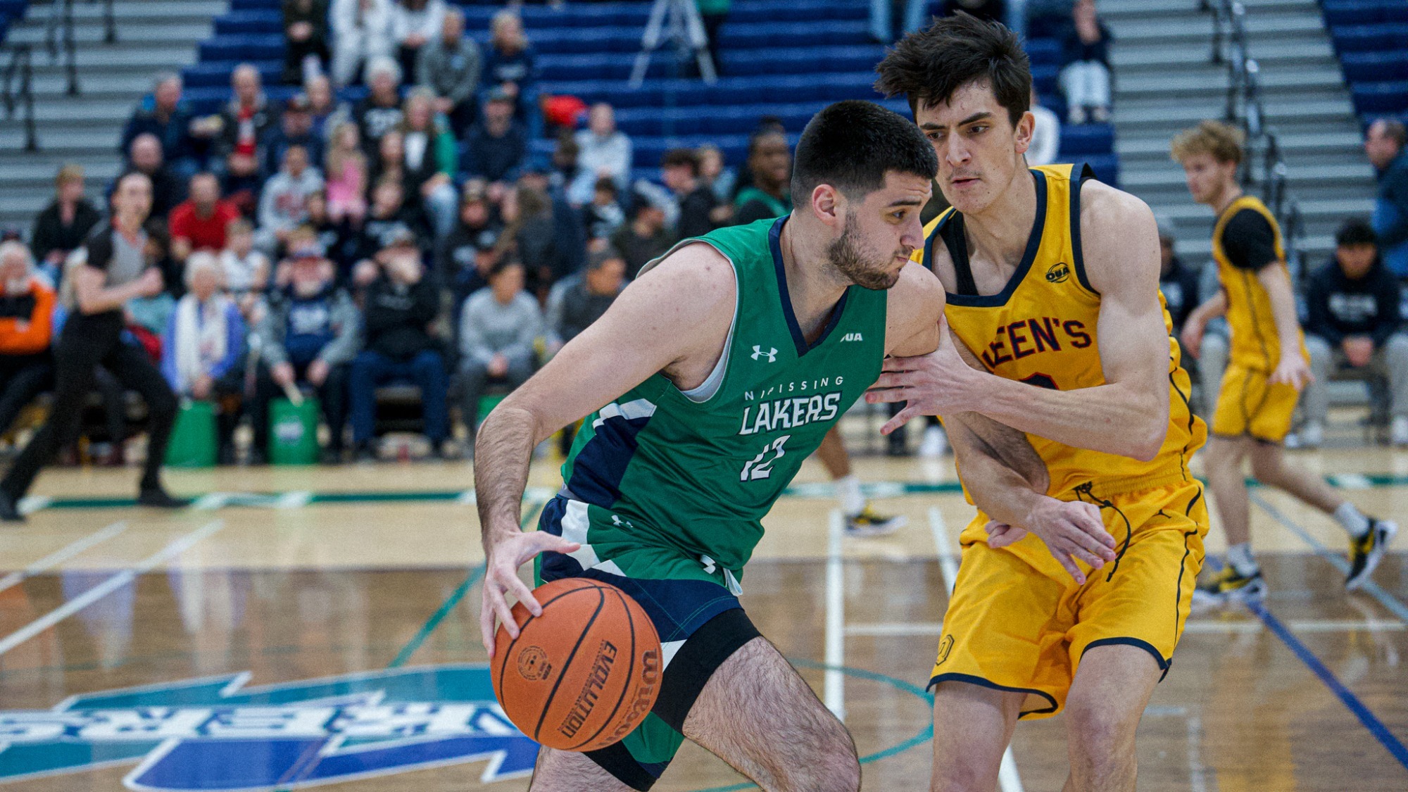 Vukic moves the ball