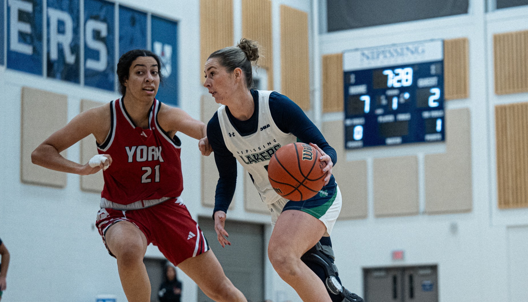 Budd moves the ball upcourt