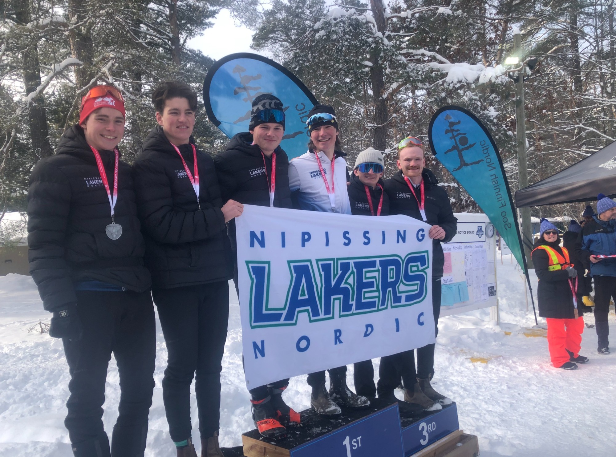 Nipissing Nordic celebrates a podium finish