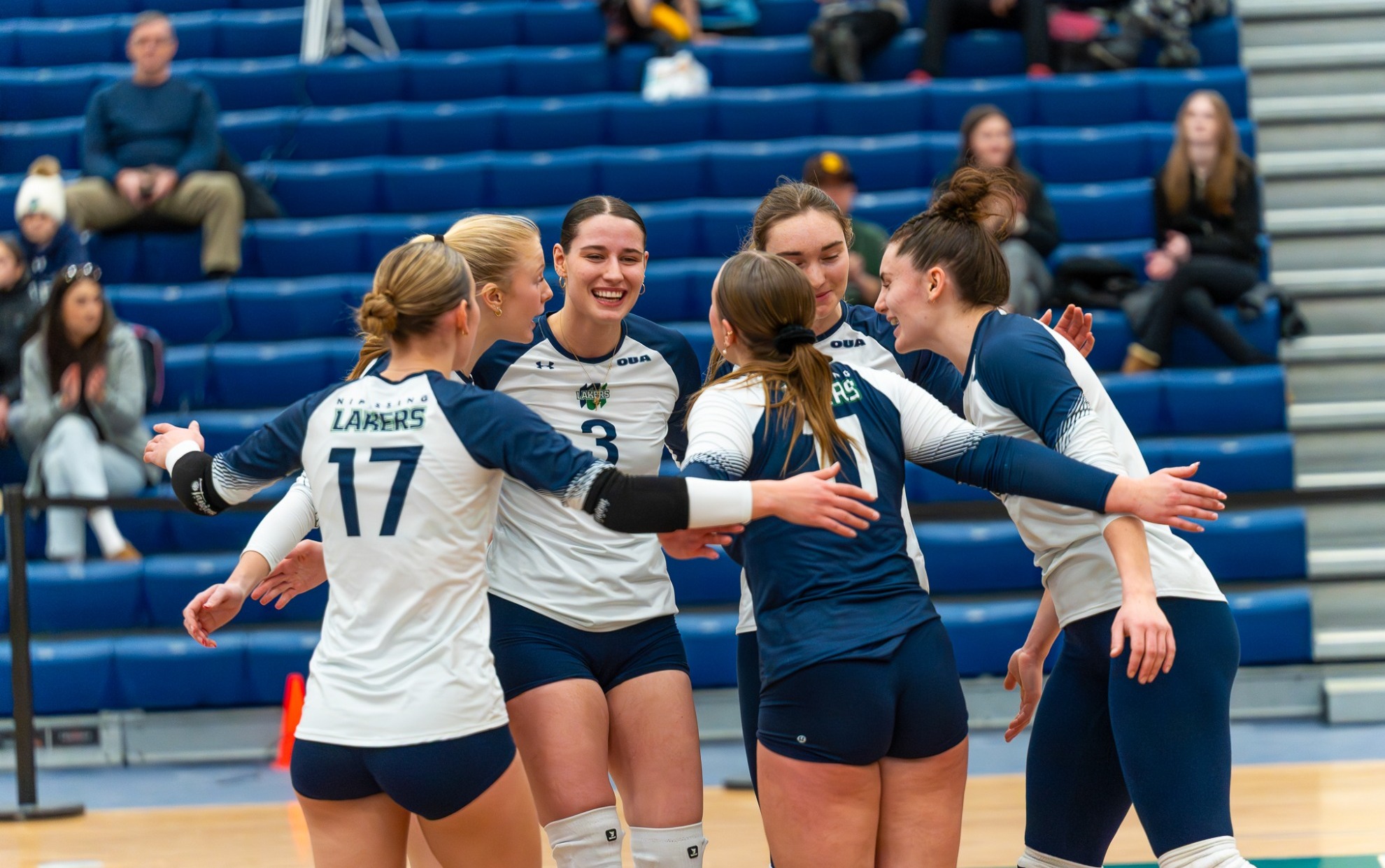 WVB celebrates a point scored