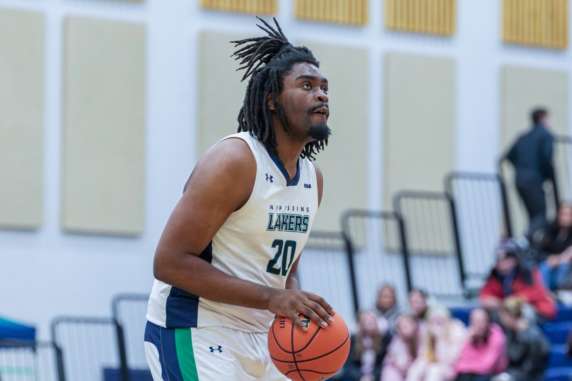 Malonga shoots a free-throw