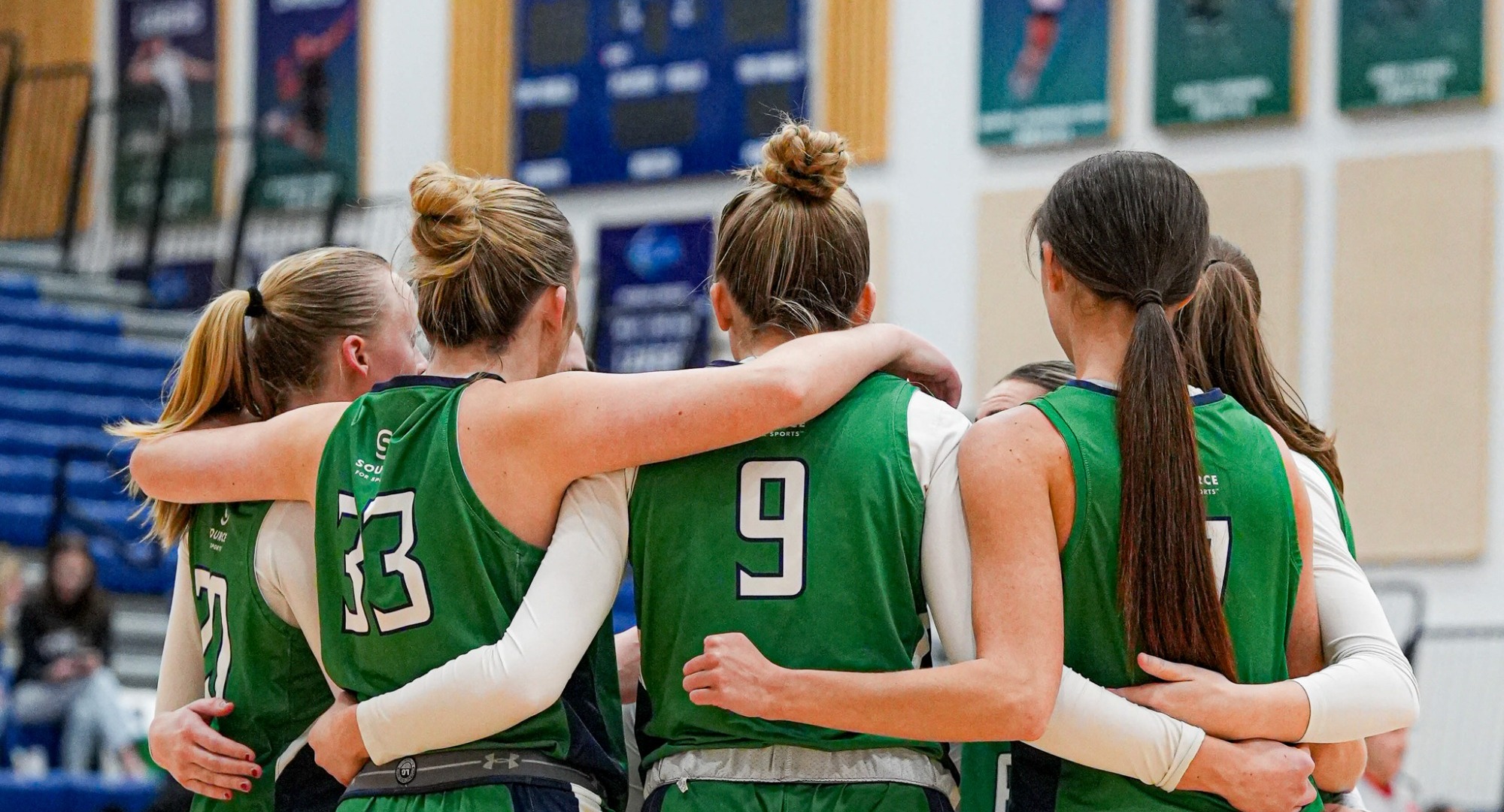 WBB regroups during a timeout