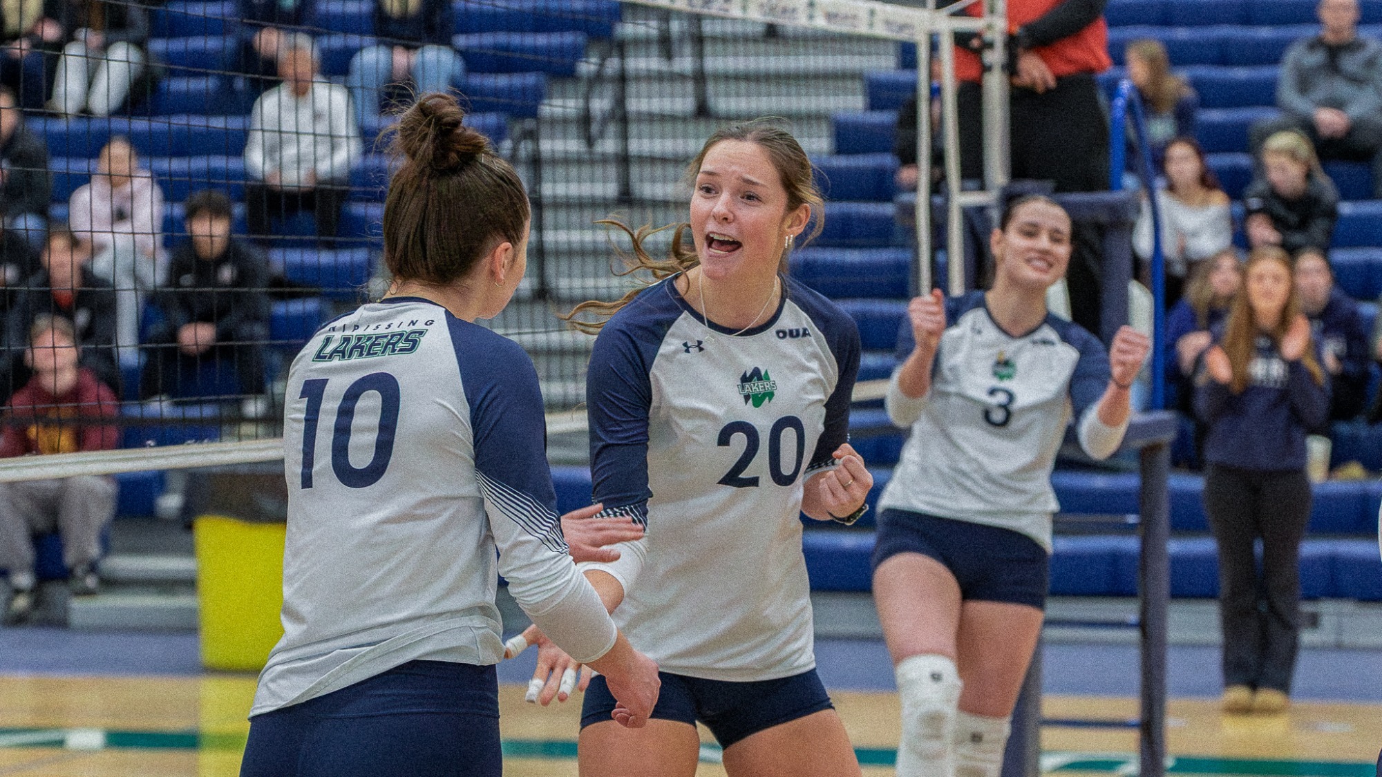 WVB: Robinson celebrates a point-scored