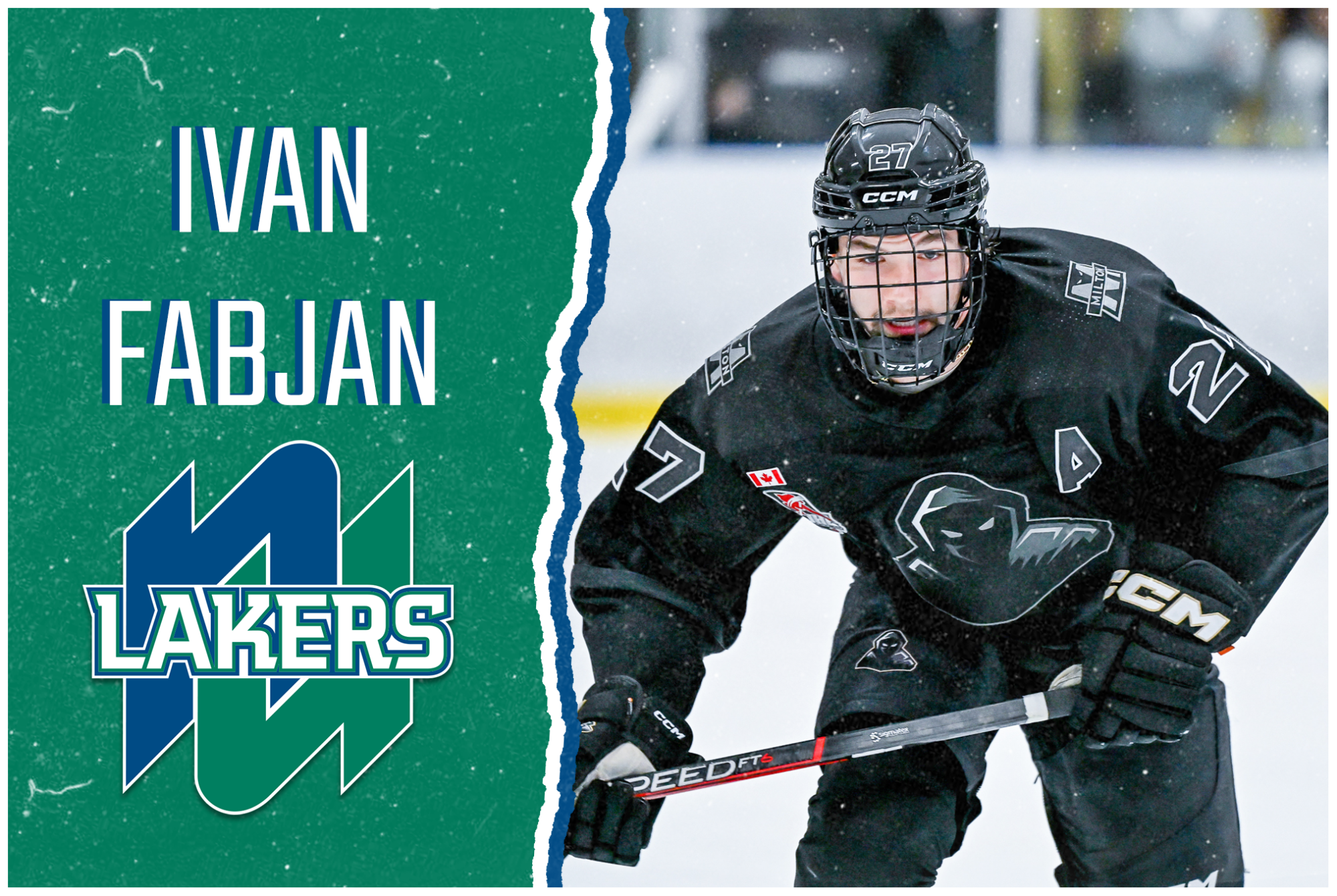 Men's Hockey: Ivan Fabjan signs with Lakers