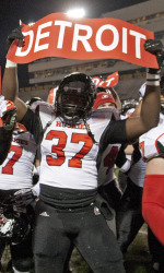 Desroy Maxwell after MAC West clinching victory over Toledo Nov. 20