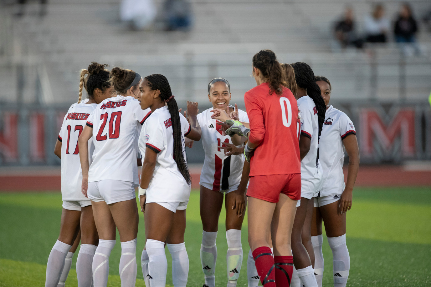 Team huddle