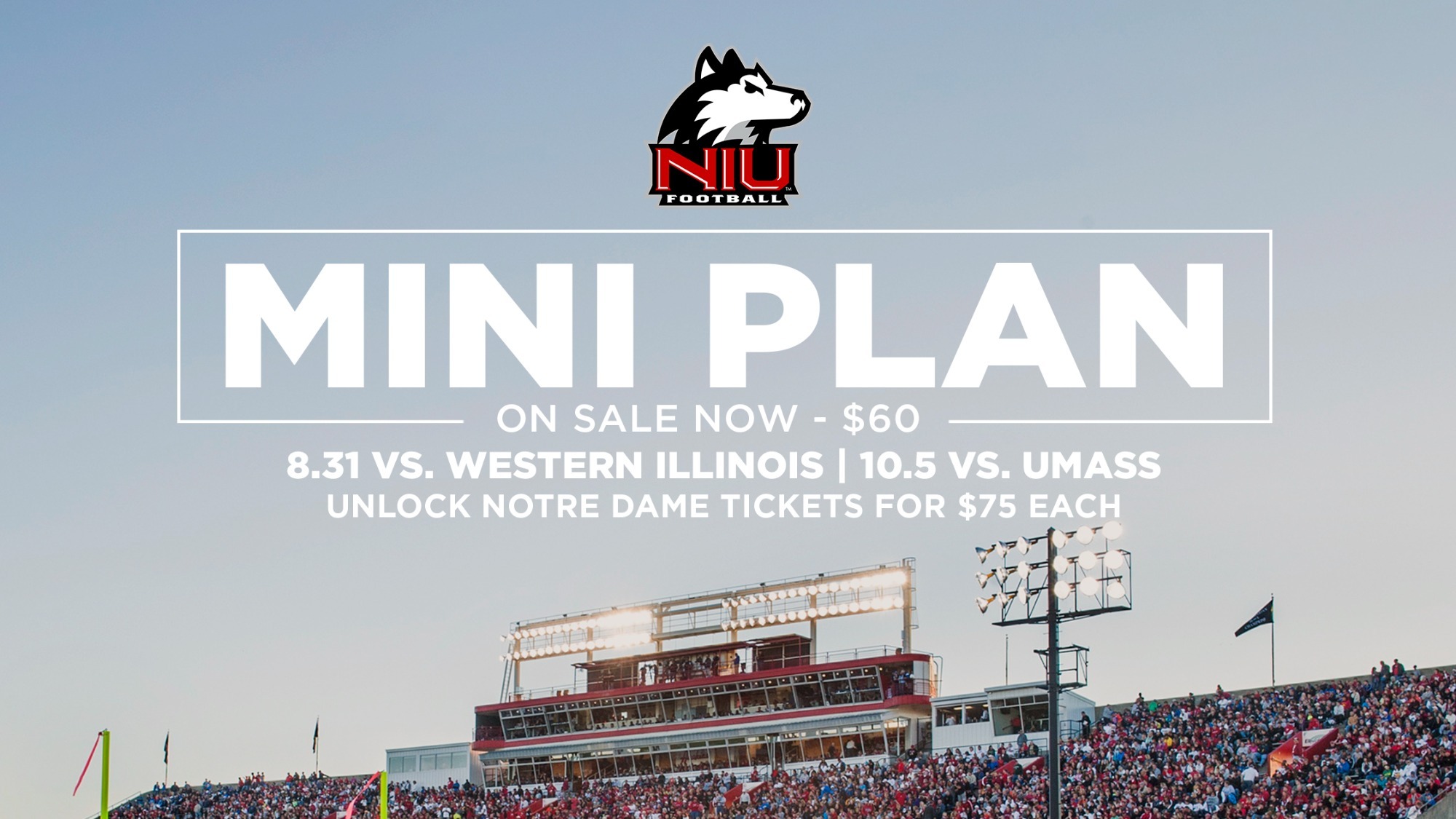 NIU Football 2025 Season Tickets on Sale February 5th NIU Athletics