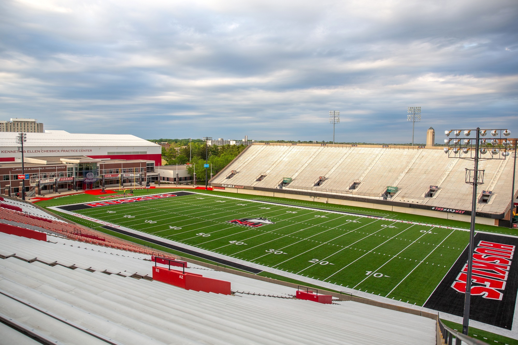 Huskie Stadium 2024 New Turf Corner View