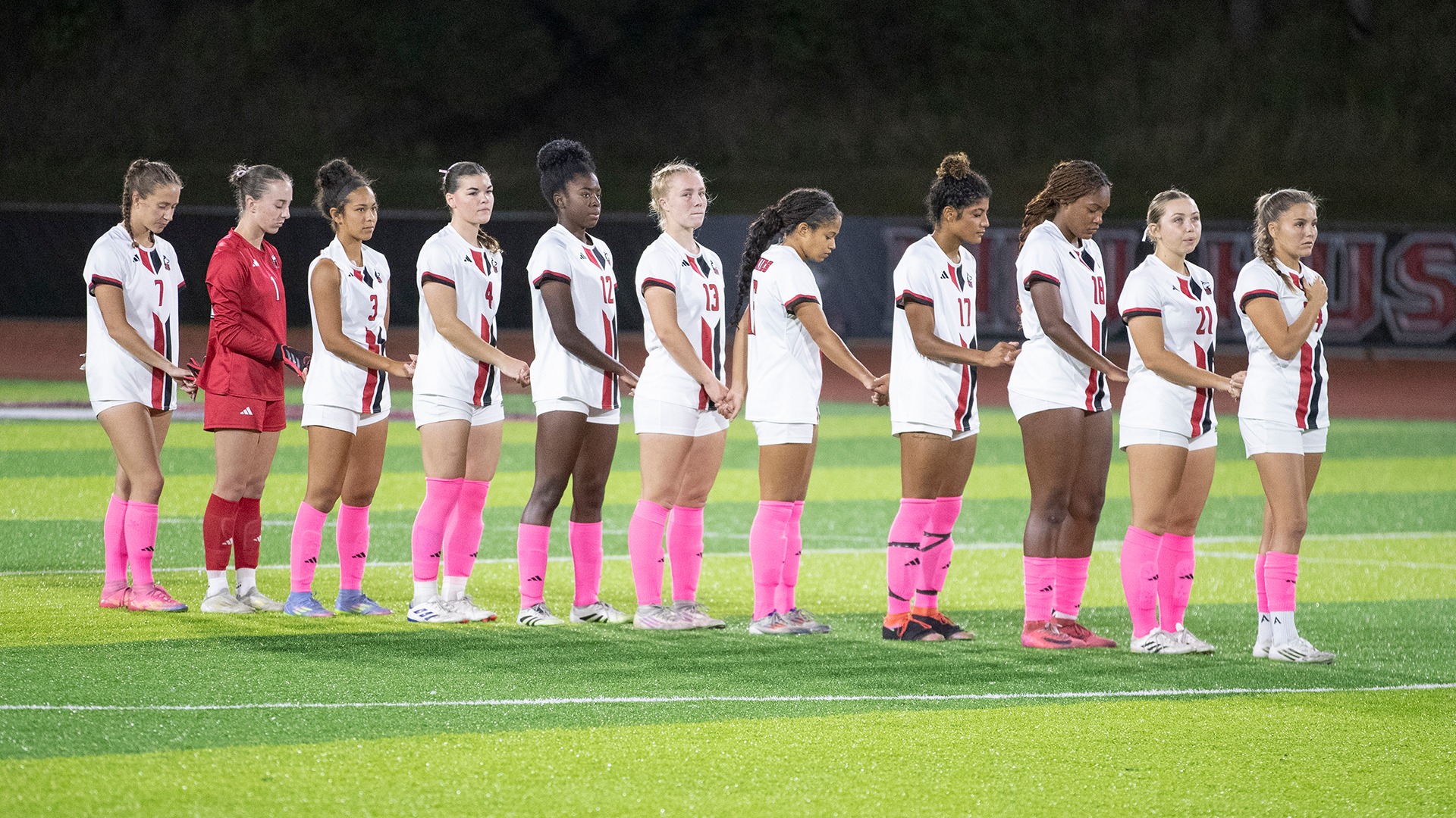 women's soccer pregame anthem line