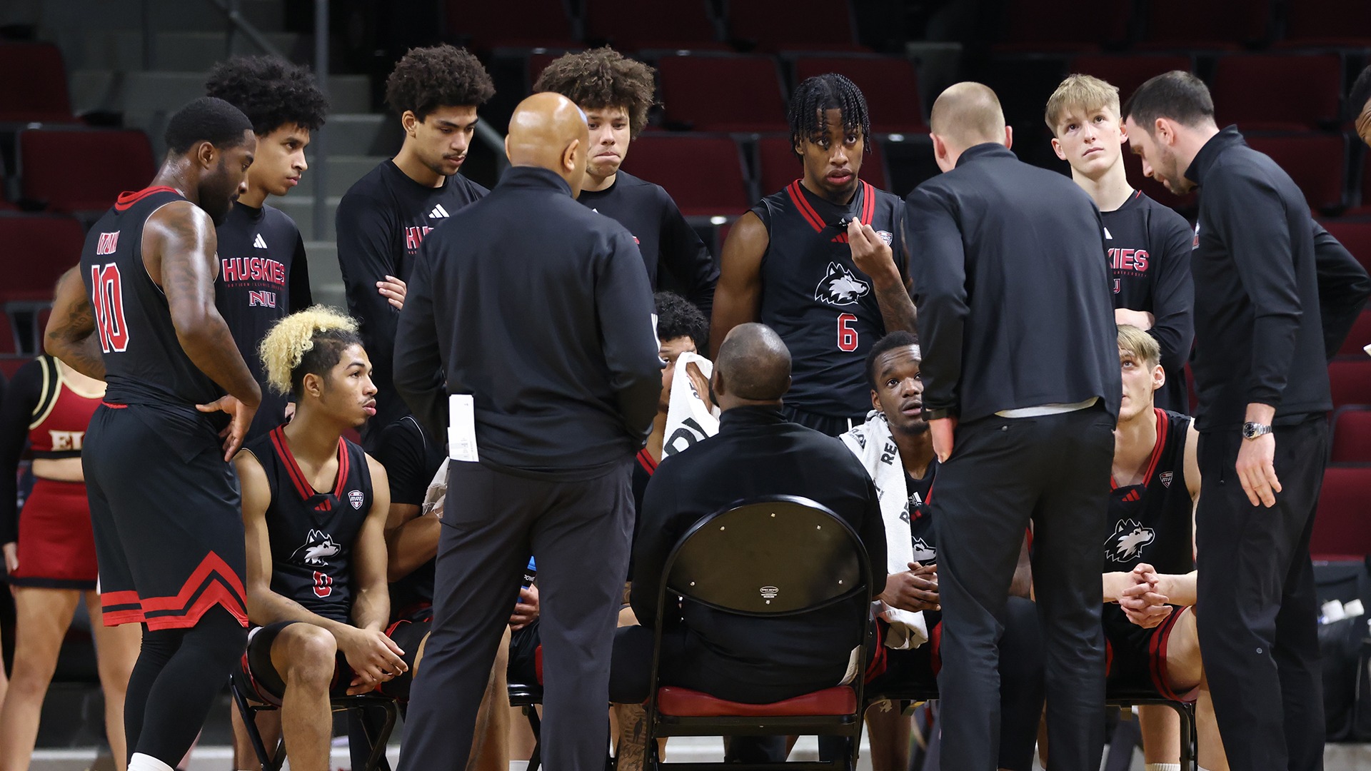 Elon, NC – Dec 13: NCAA Men's Basketball - Northern Illinois at Elon at Schar Center in Elon, NC on December 13, 2025. (Credit: Andy Mead/YCJ)