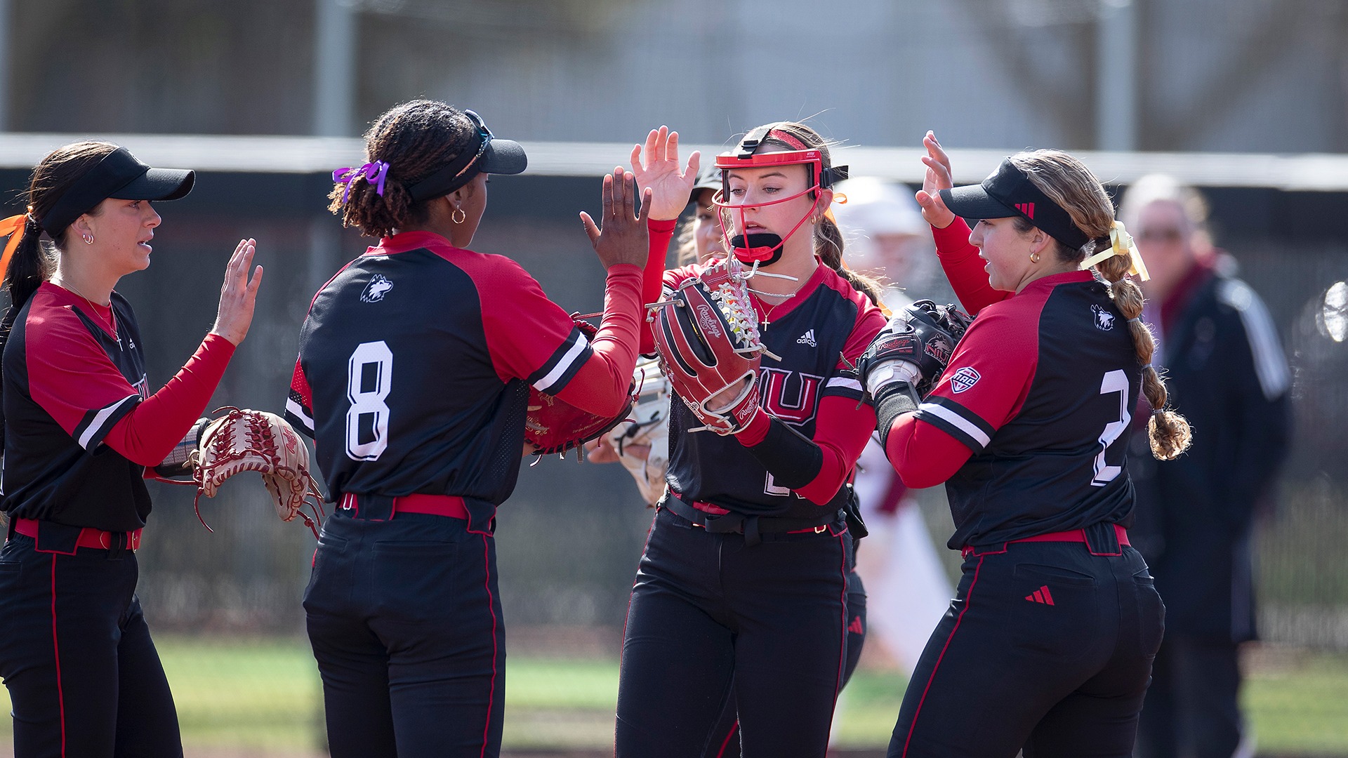 Softball Team Huddle 2026
