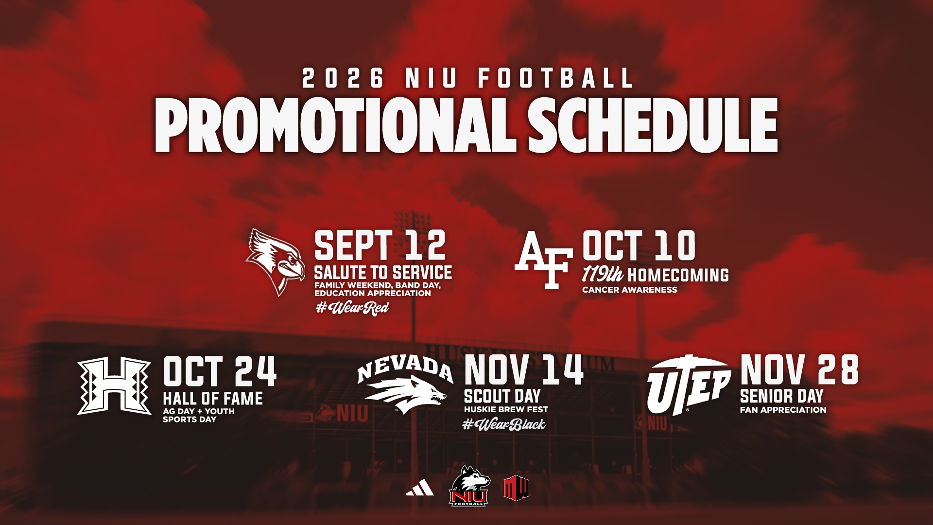 FB26 Promo Schedule