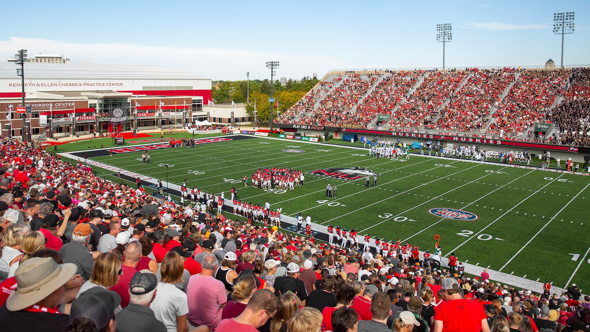 Huskie Stadium Crowd No MAC Logo