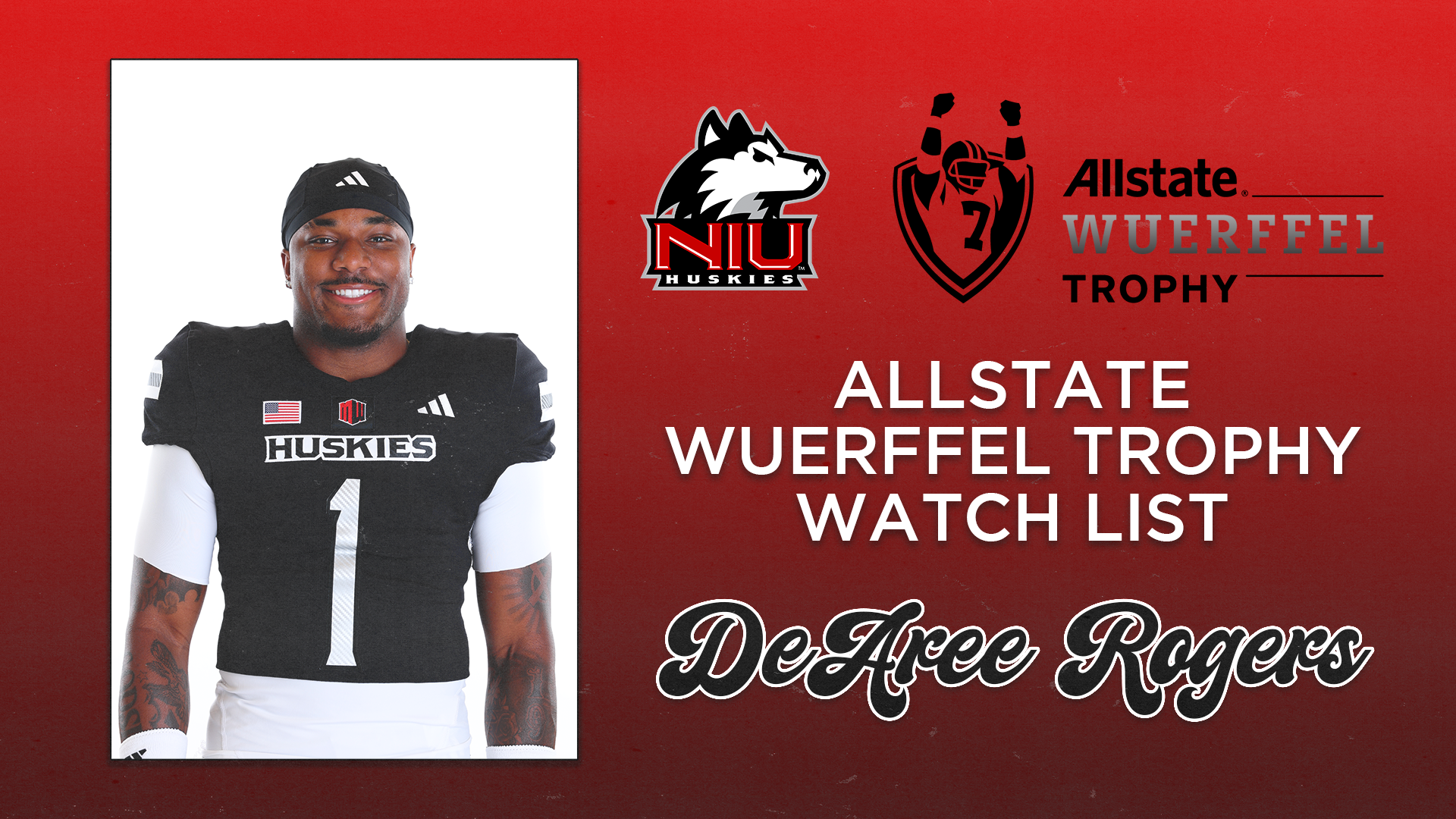 DeAree Rogers 2026 Allstate Wuerffel Trophy Watch List