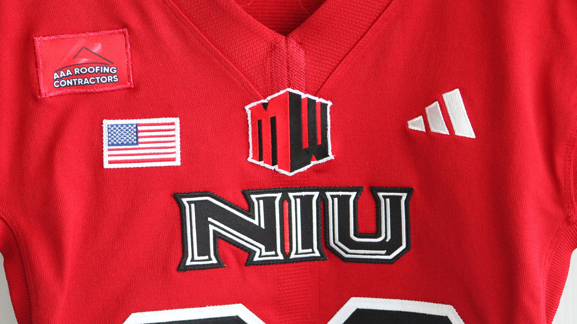 NIU Football AAA Roofting Jersey Patch