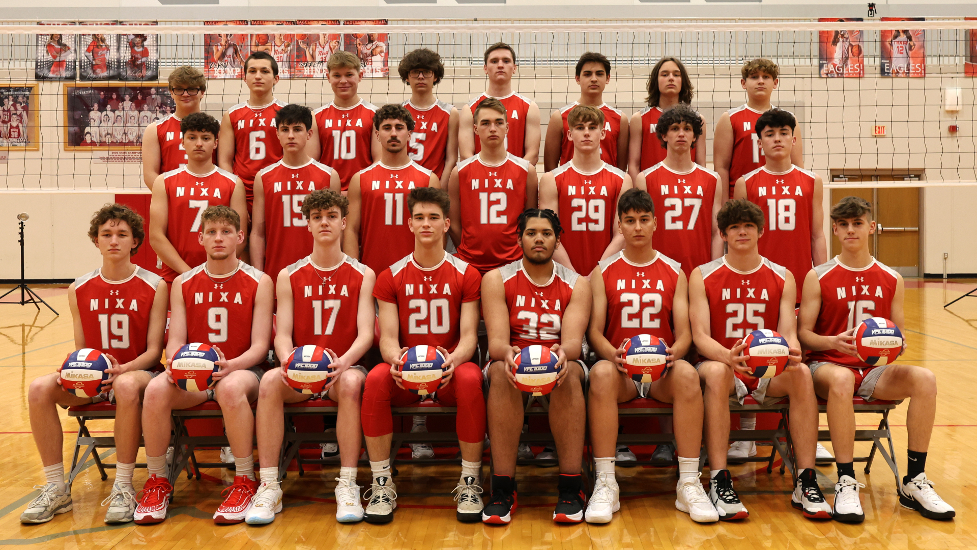 Nixa boys volleyball team