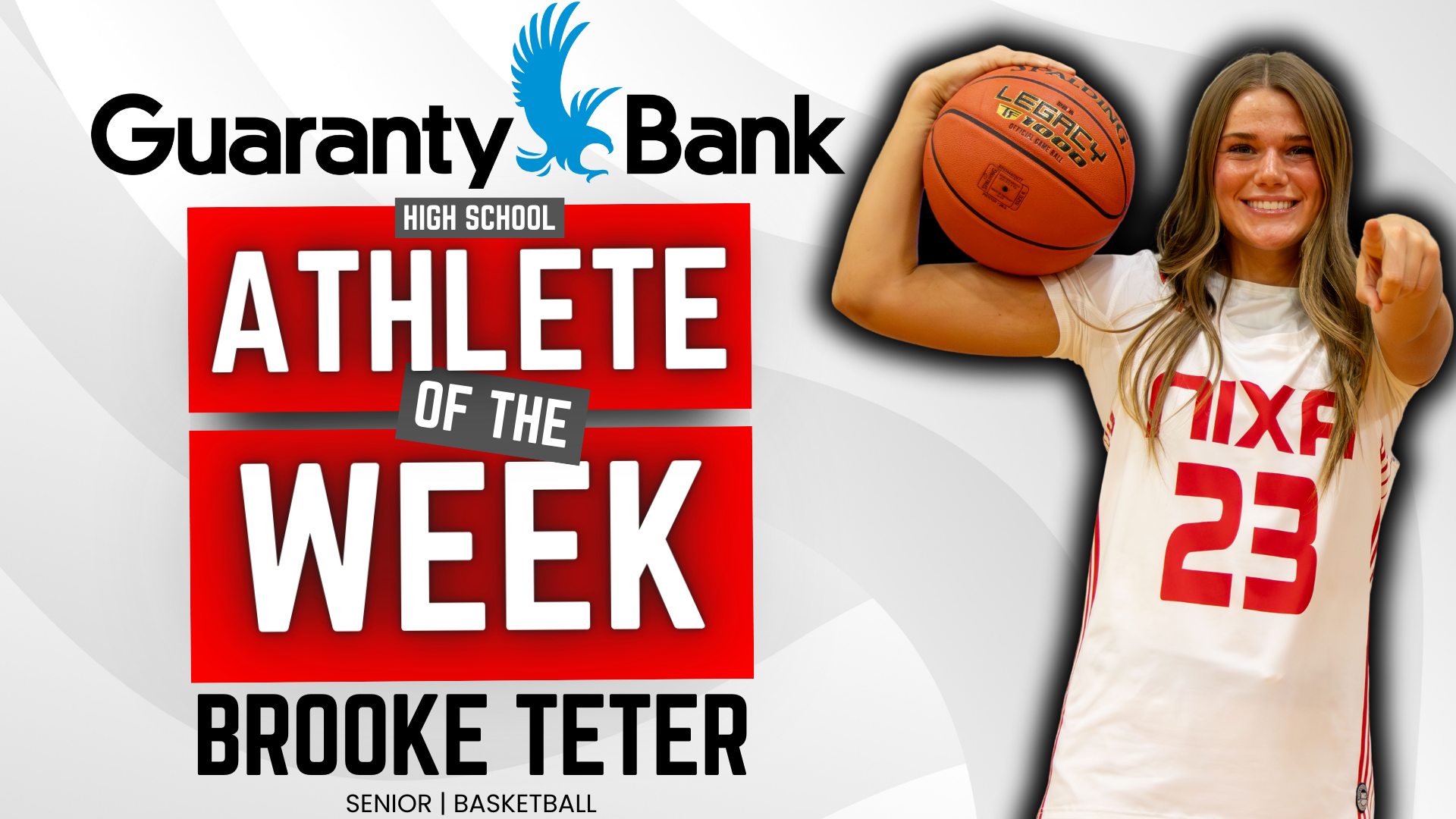 Brooke Teter Athlete of the Week. Senior Basketball