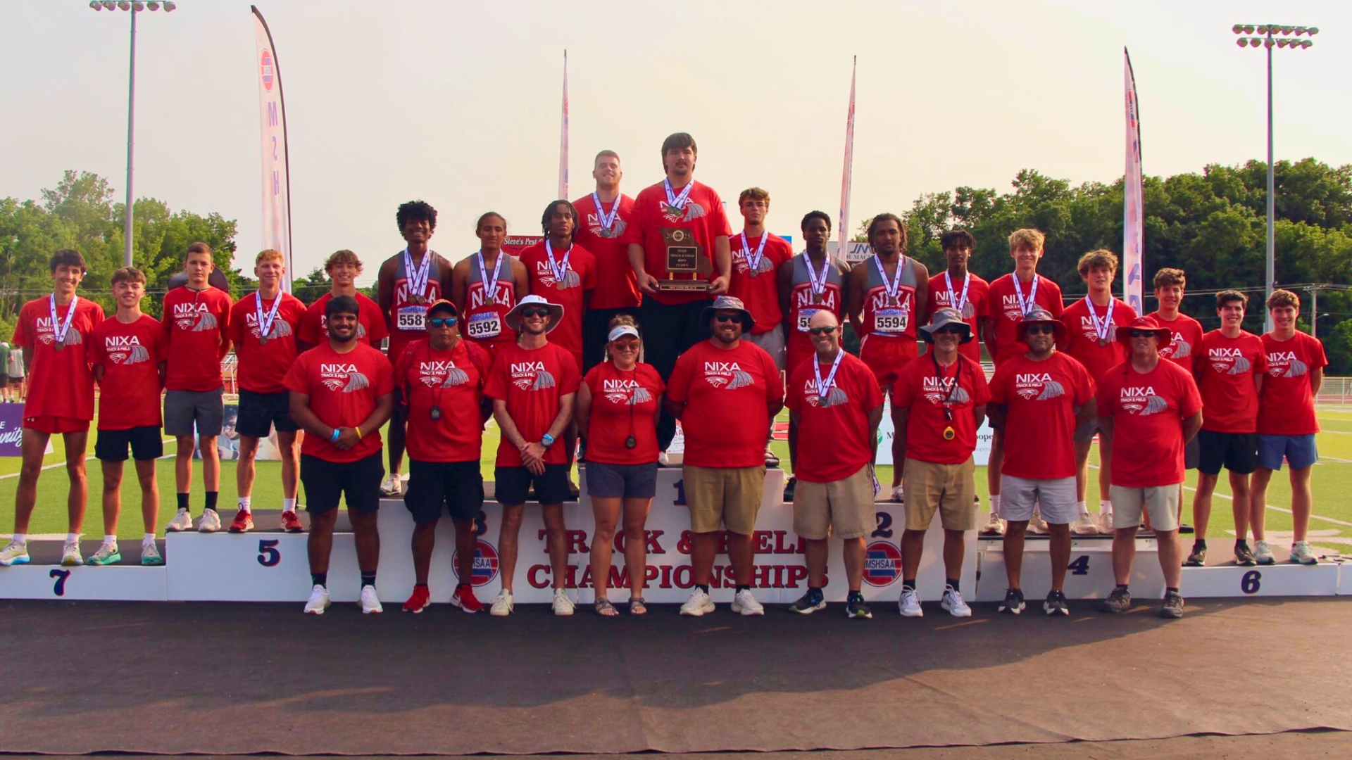 Nixa T&F 2025 Class 5 Runners-Up