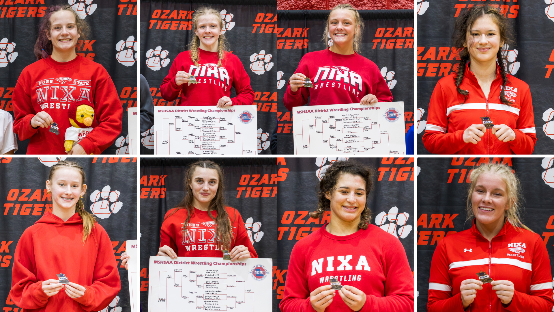 2026 Nixa girls wrestling state team 