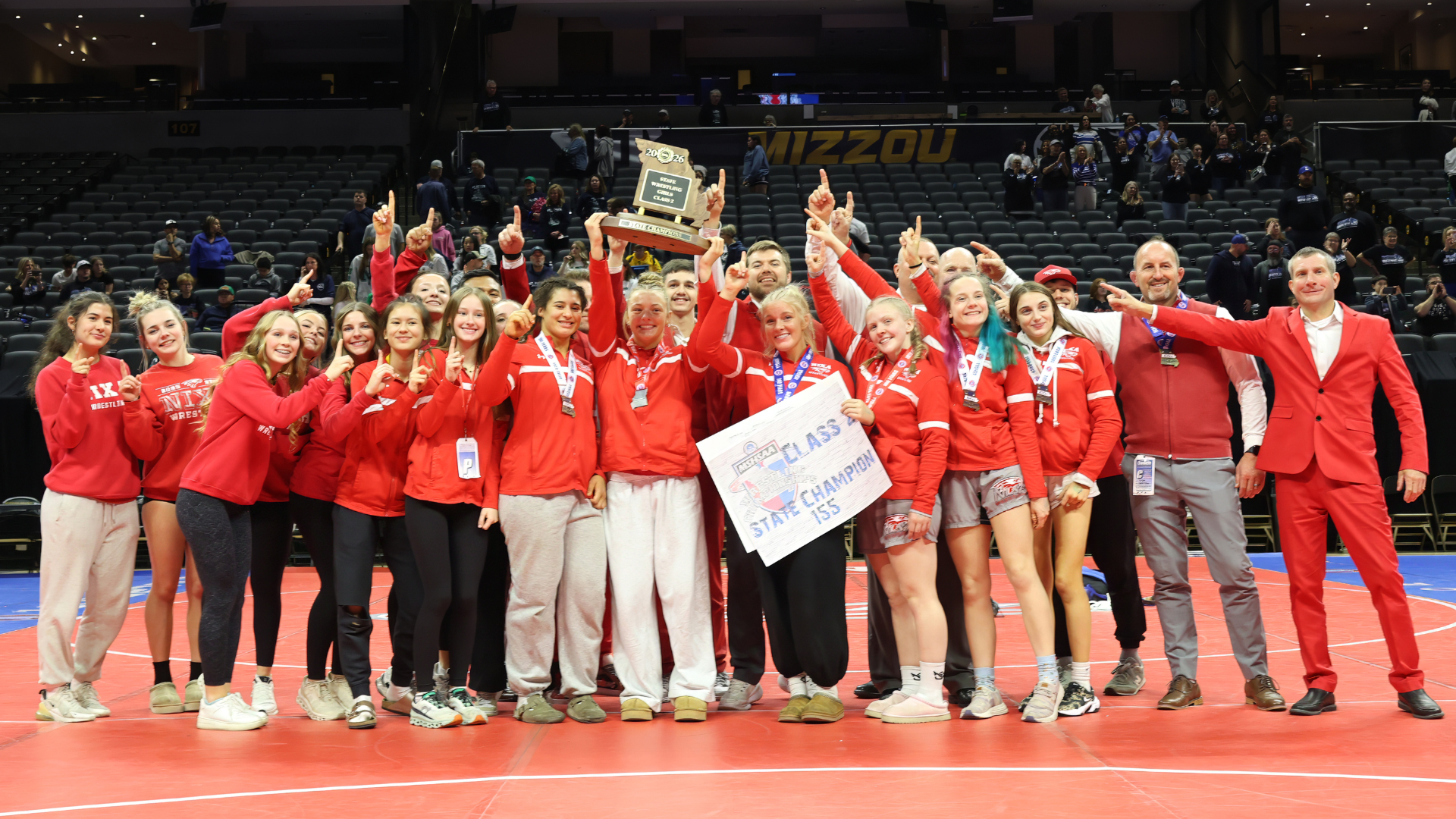 Girls wrestling 2026 state champions