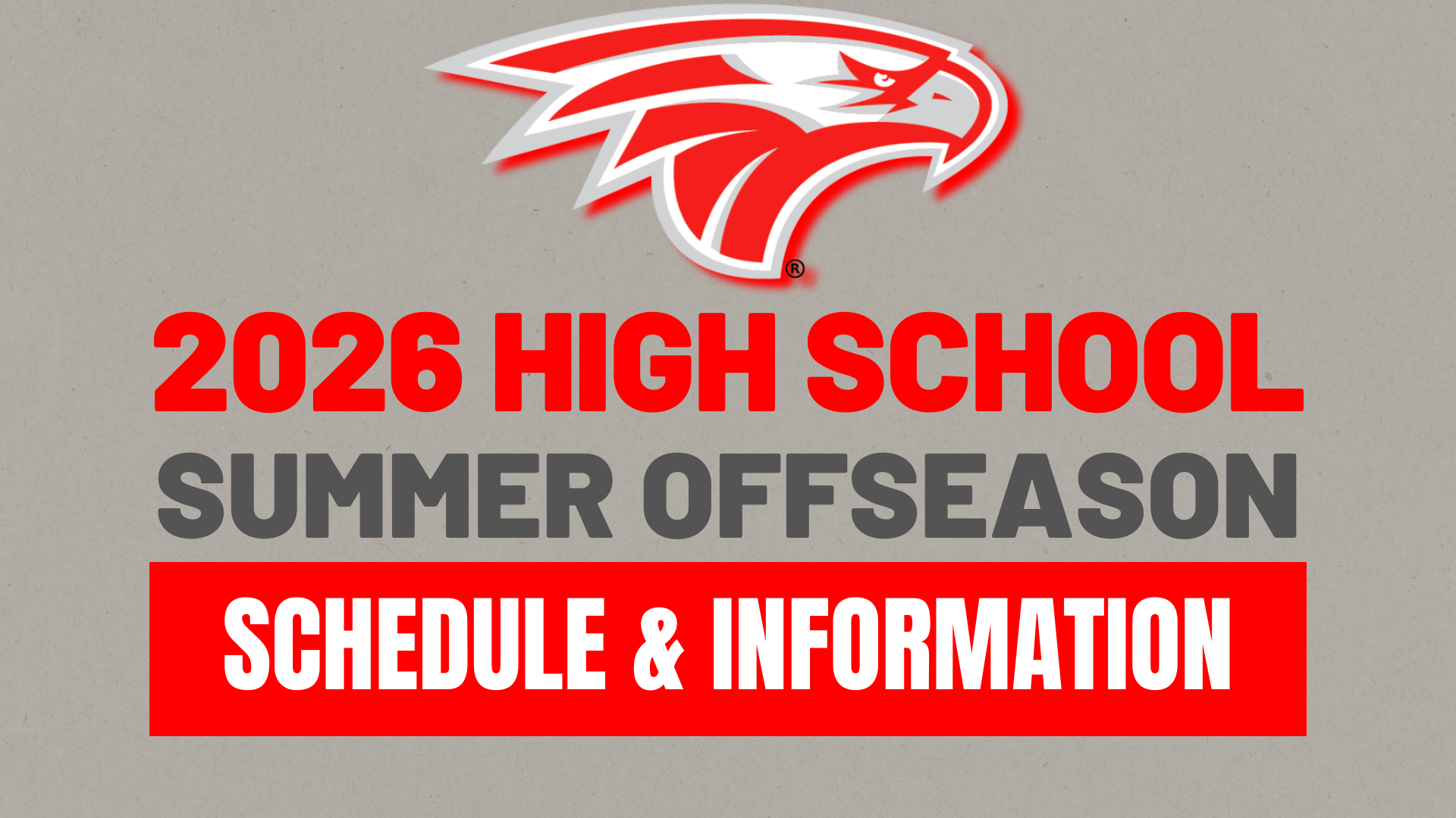 2026 HS summer workouts