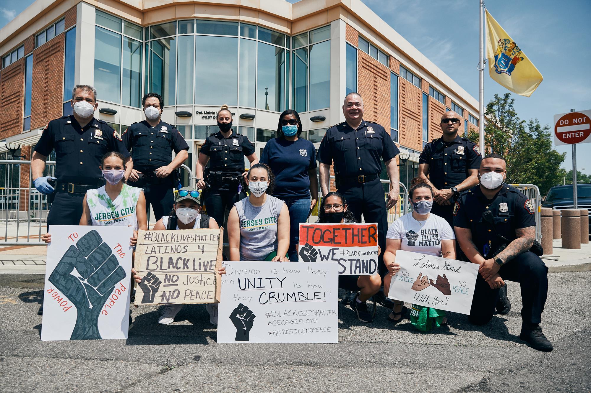2020.06-06 NJCU Solidarity March (Student-Athletes & Staff with JCPD) 1