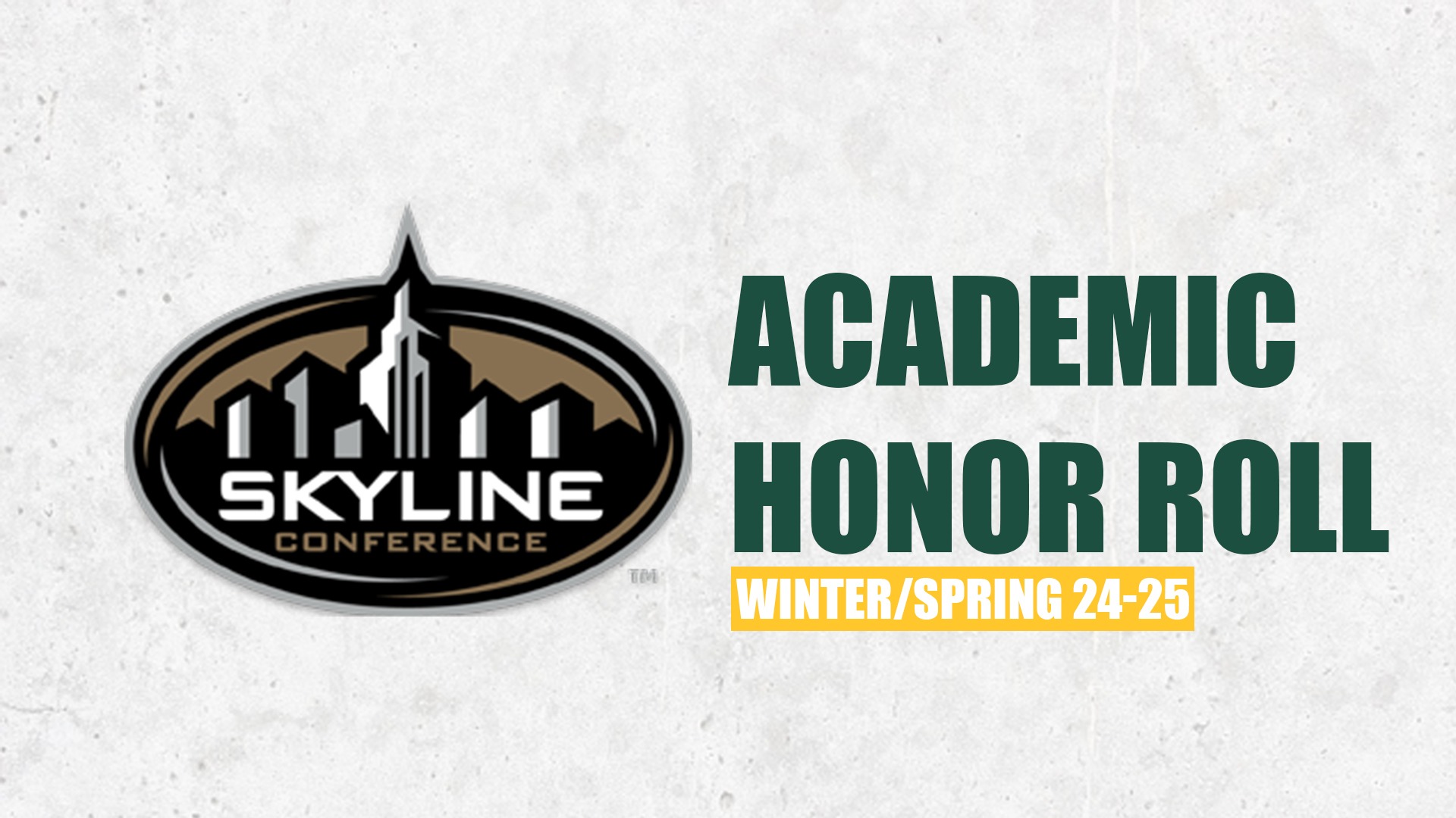 Skyline Academic Honor Roll
