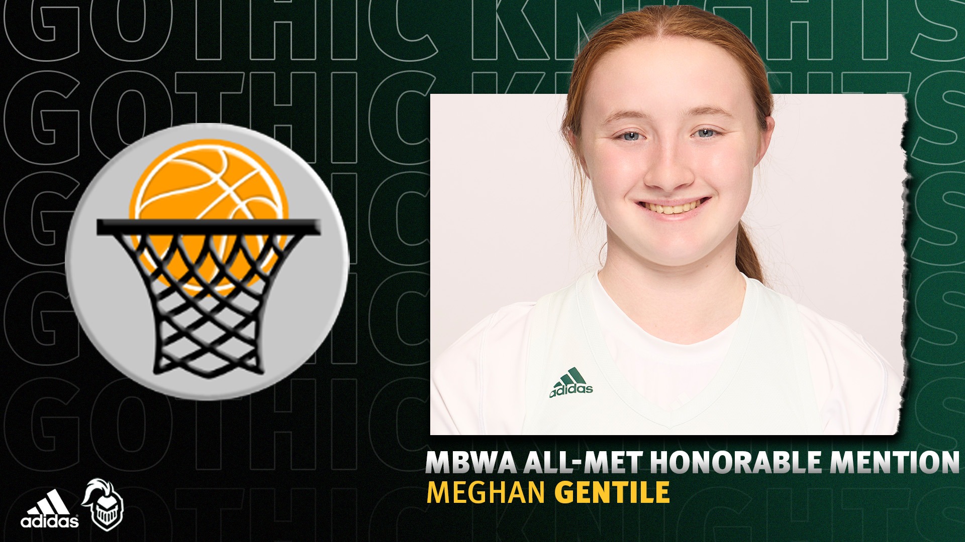 2025-26_WBB_Meghan Gentile_All-Met Honorable Mention