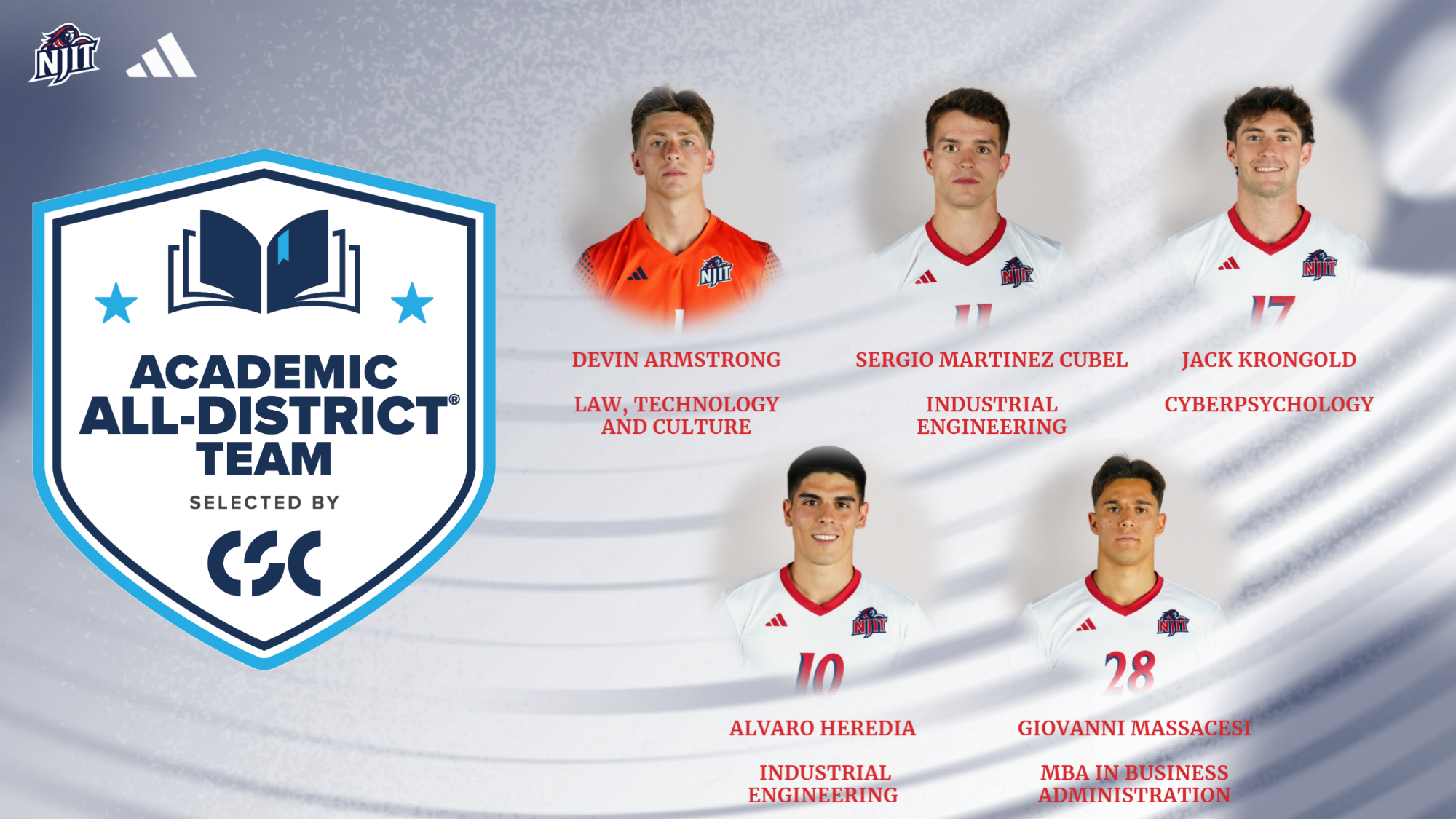 MSOC CSC All-District Team - 2025