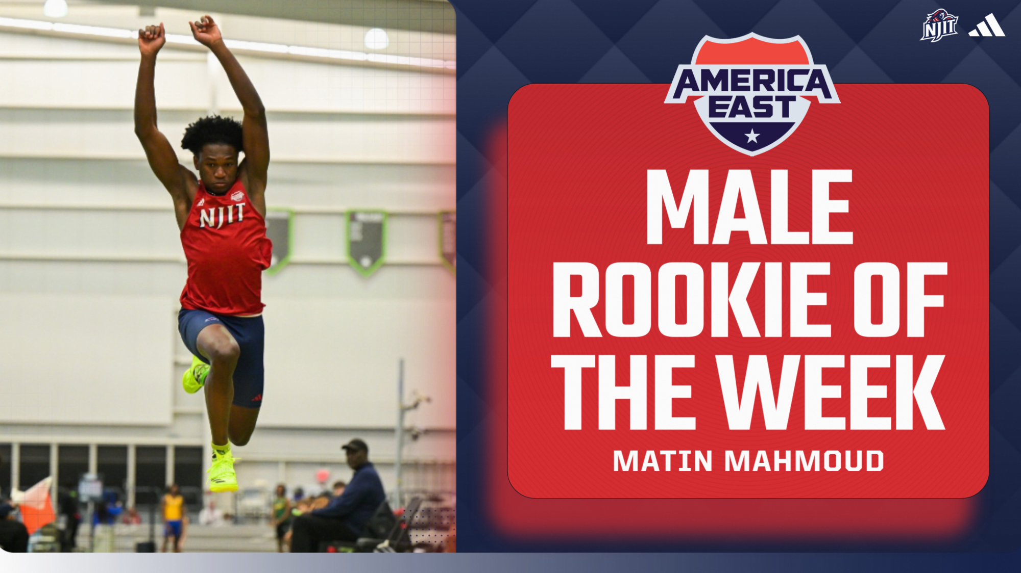 Matin Mahmoud AE Male Rookie of the Week