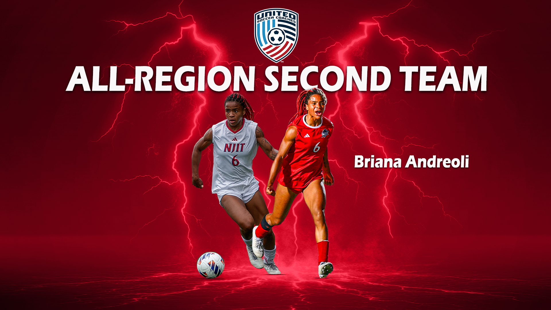 Briana Andreoli United Soccer Coaches All-Region Second Team