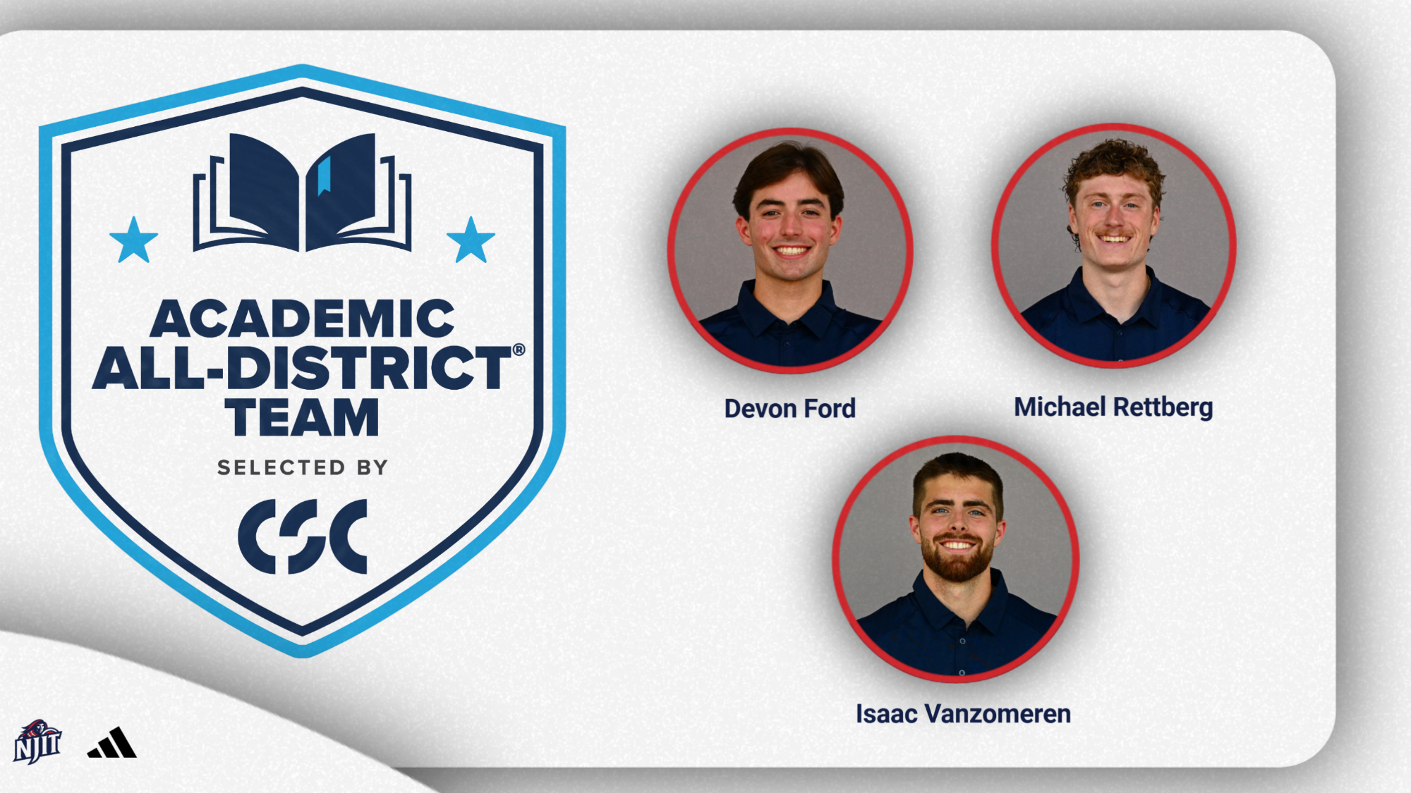 2025 MLAX CSC Academic All-District Team