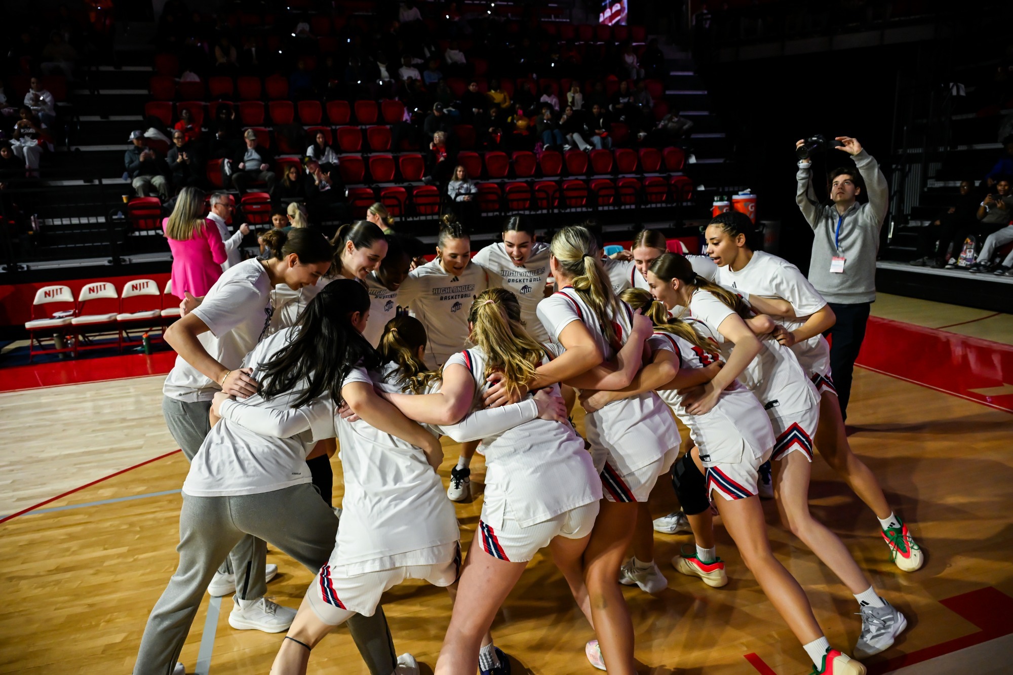 NJIT WBB Huddle
