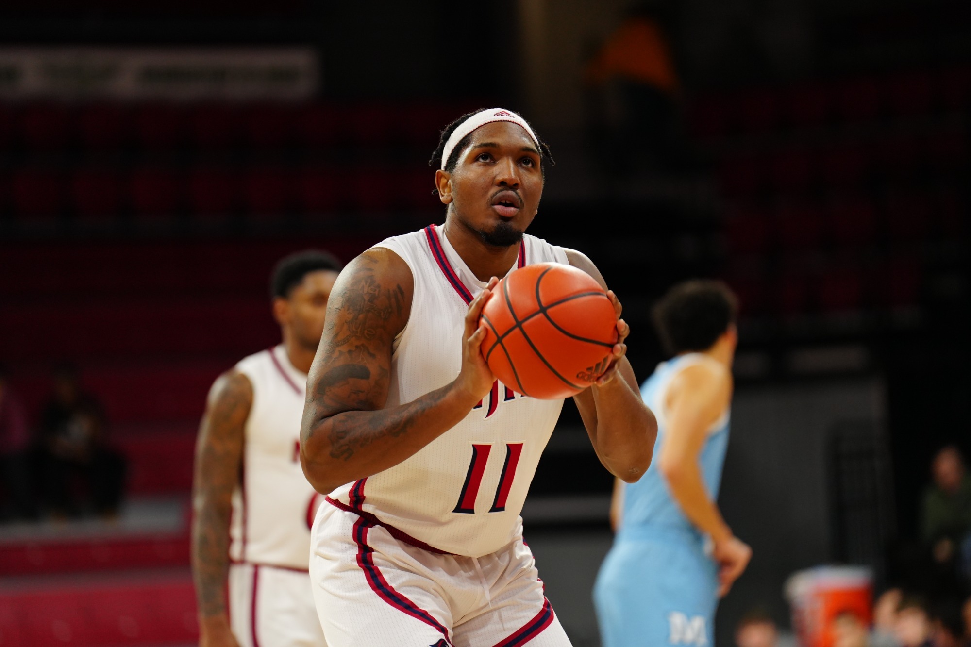 Melvyn Ebonkoli free throw vs Maine