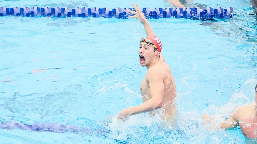 Borys Endle sets NJIT pool record in 200 Breaststroke